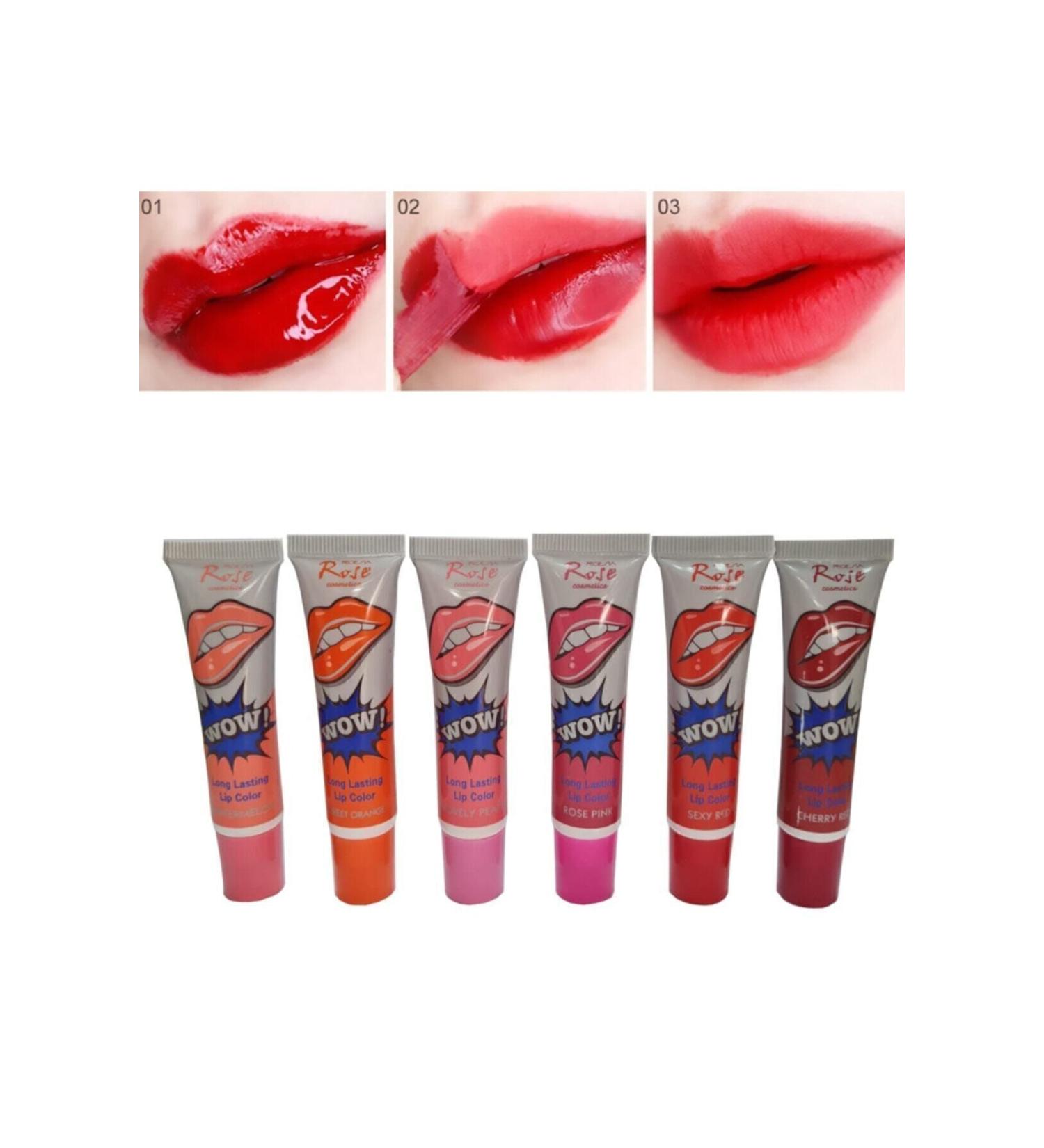 Peel Off Lipstick Set of 6 24 Hour Effective 6 Different Original Colors - Buy Online on GoSupps.com