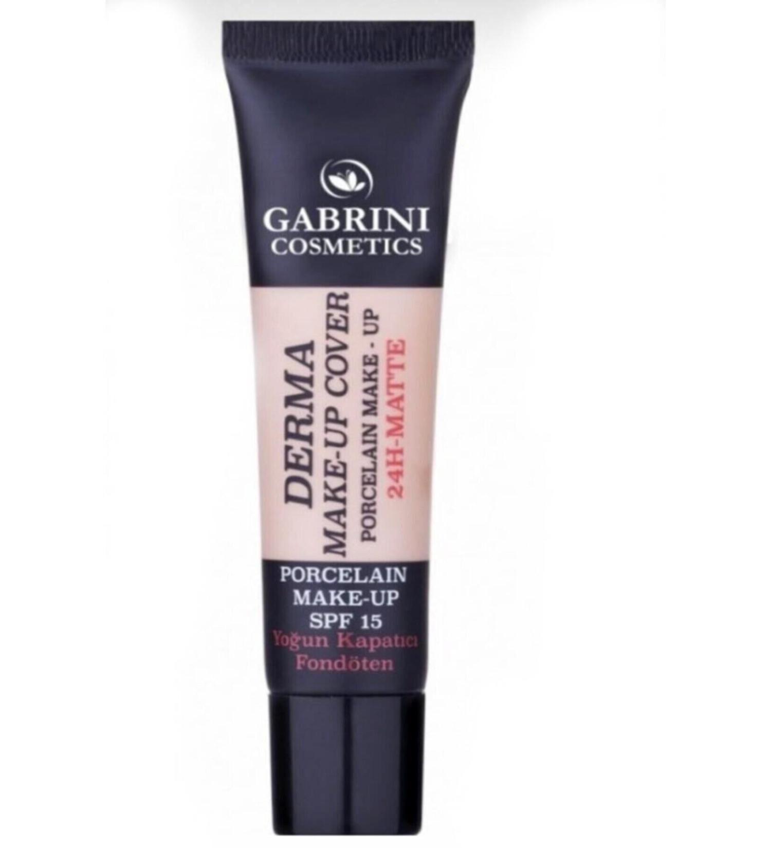 Gabrini Derma 24h Matte Porcelain Intensive Concealer Make-up Cover No: 102 Wheat Skin