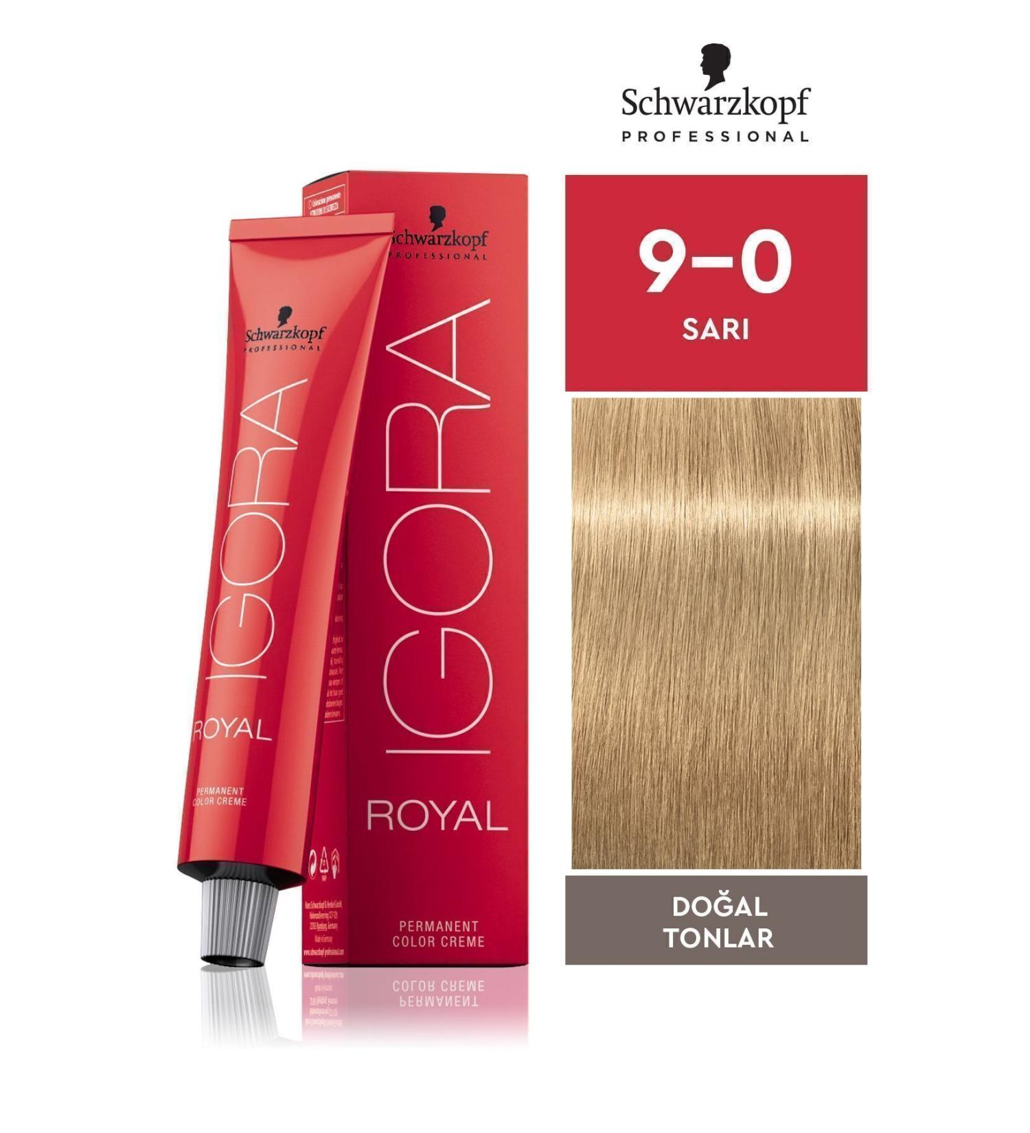 Igora Royal Natural Tones Blonde 9-0 Hair Dye 60ml - Buy Online on GoSupps.com