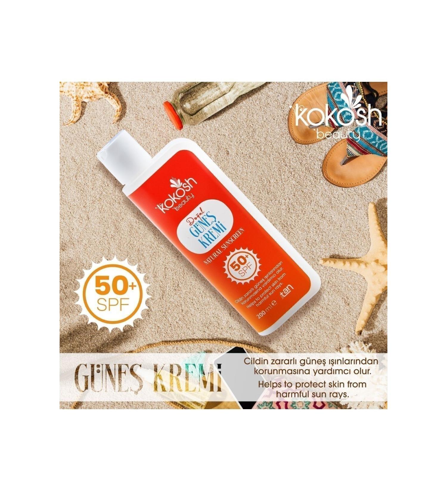 Kokosh Beauty Natural Sunscreen 50 Spf (200 Ml)