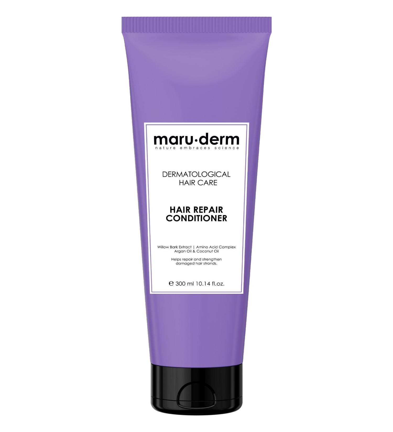 Maru.Derm Hair Conditioner | Hair Repair Conditioner 300 ml | Damaged Weak Hair | Vegann - Buy Online on GoSupps.com