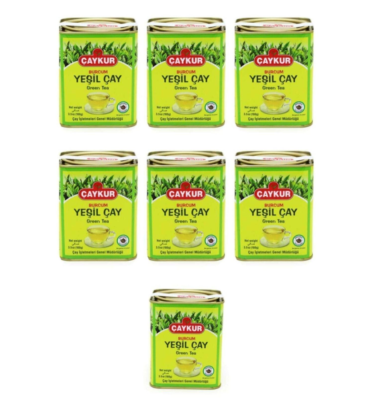 Caykur Burcum Green Tea 7*100 gr