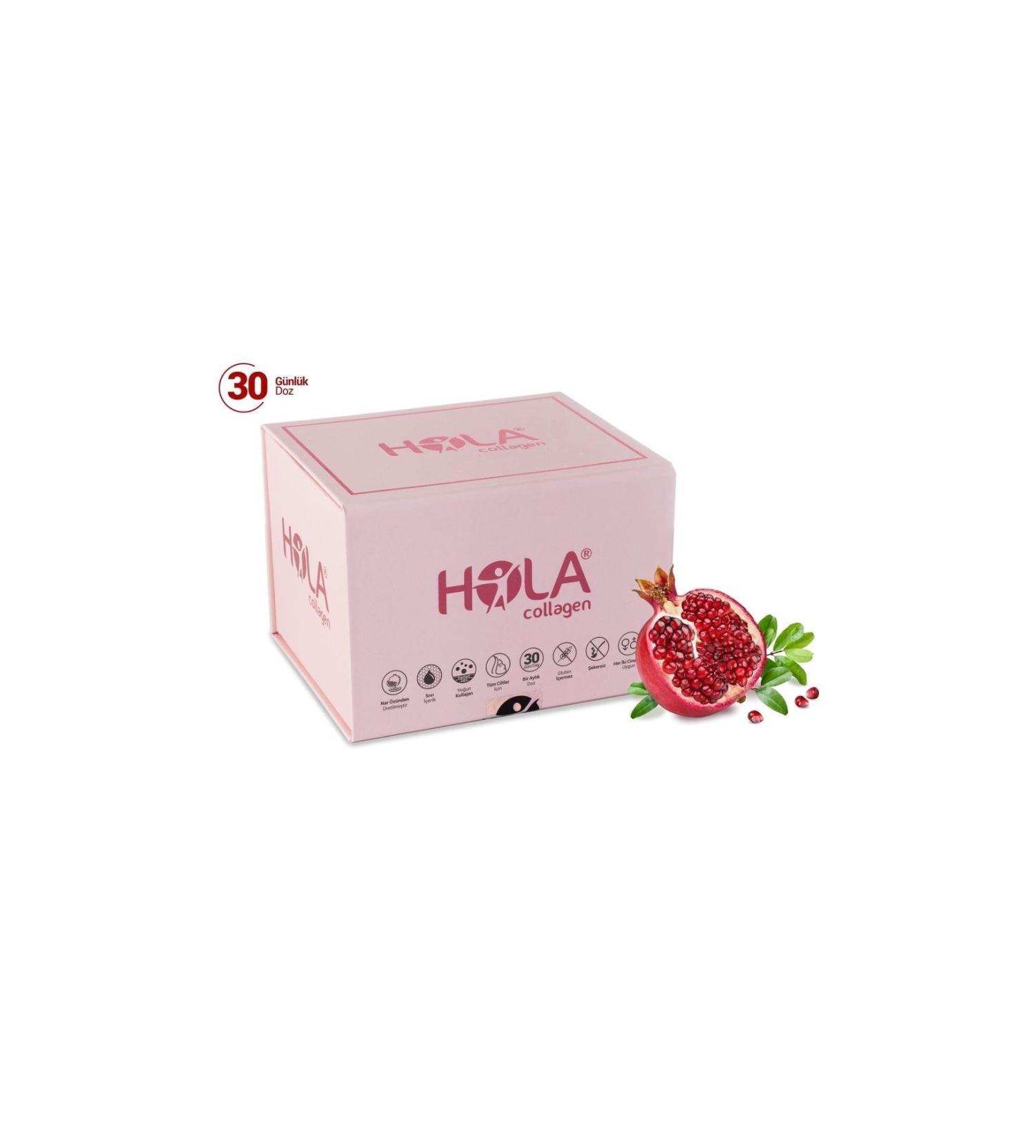 HOLA COLLAGEN Type 1 Type 3 Collagen / Pomegranate Flavored - Buy Online on GoSupps.com