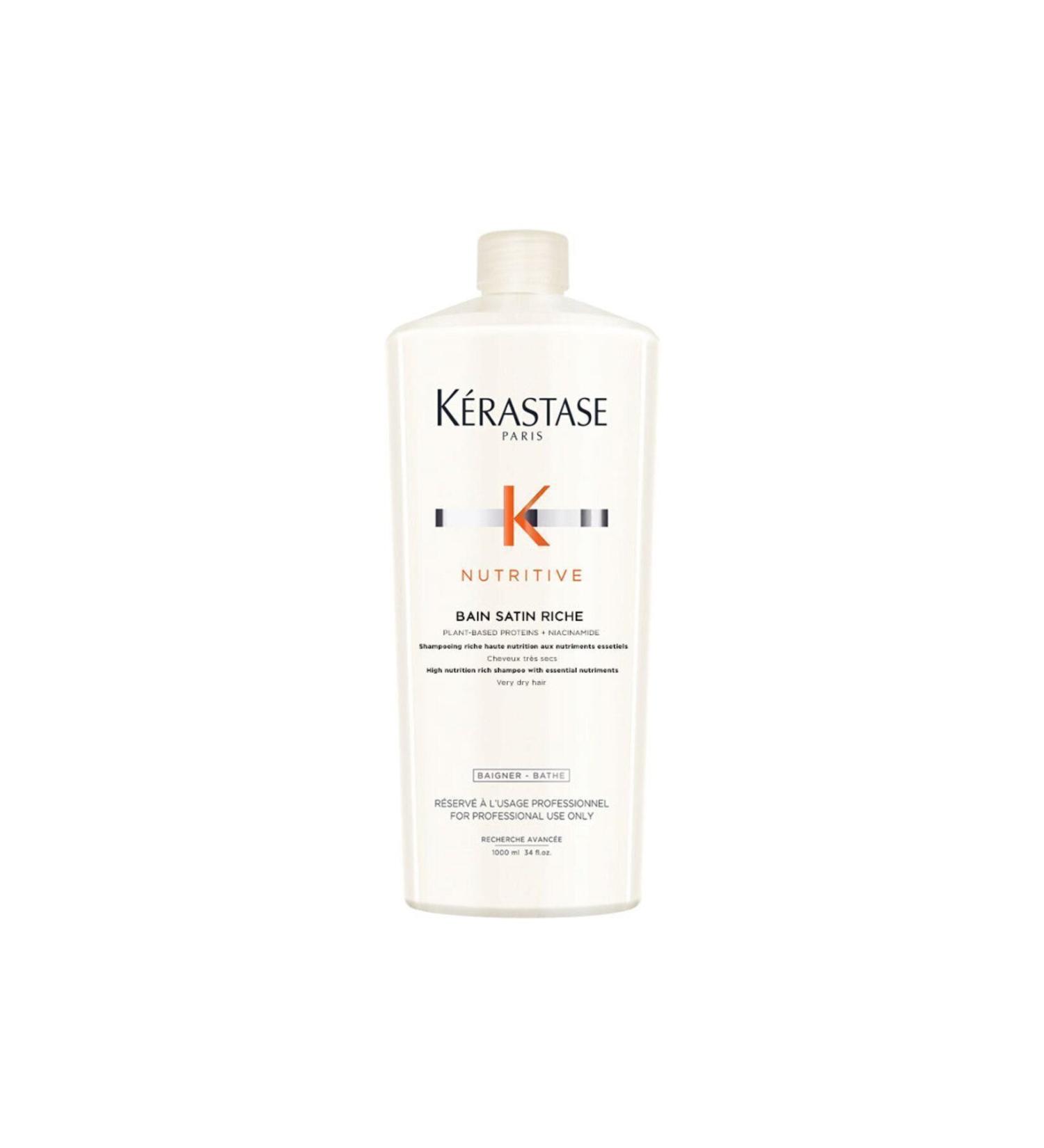 Kerastase Nutritive Bain Satin Riche Moisturizing Shampoo for Very Dry Hair 1000ml