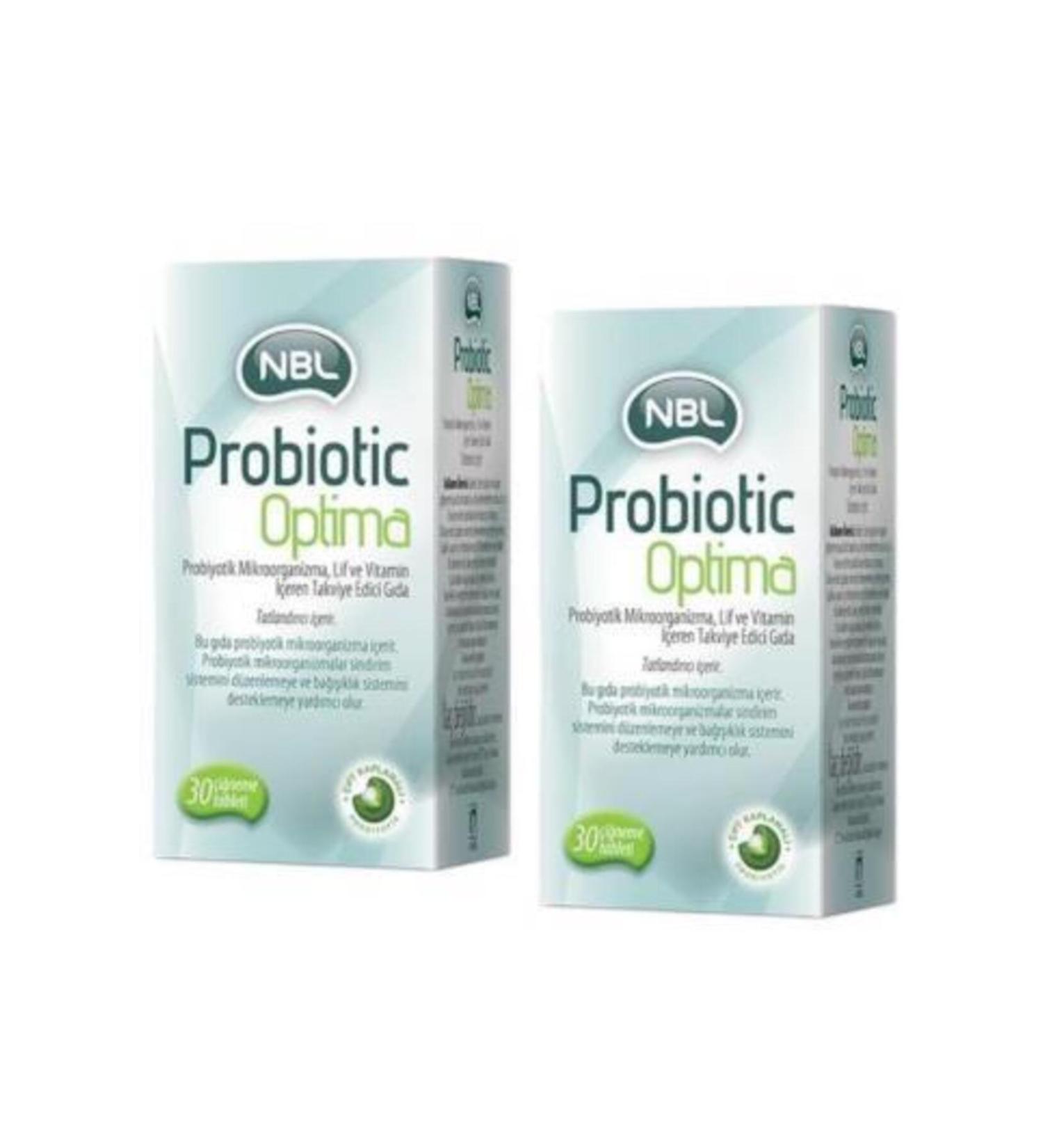 NBL Probiotic Optima 30 Chewable Tablets 2 Pack