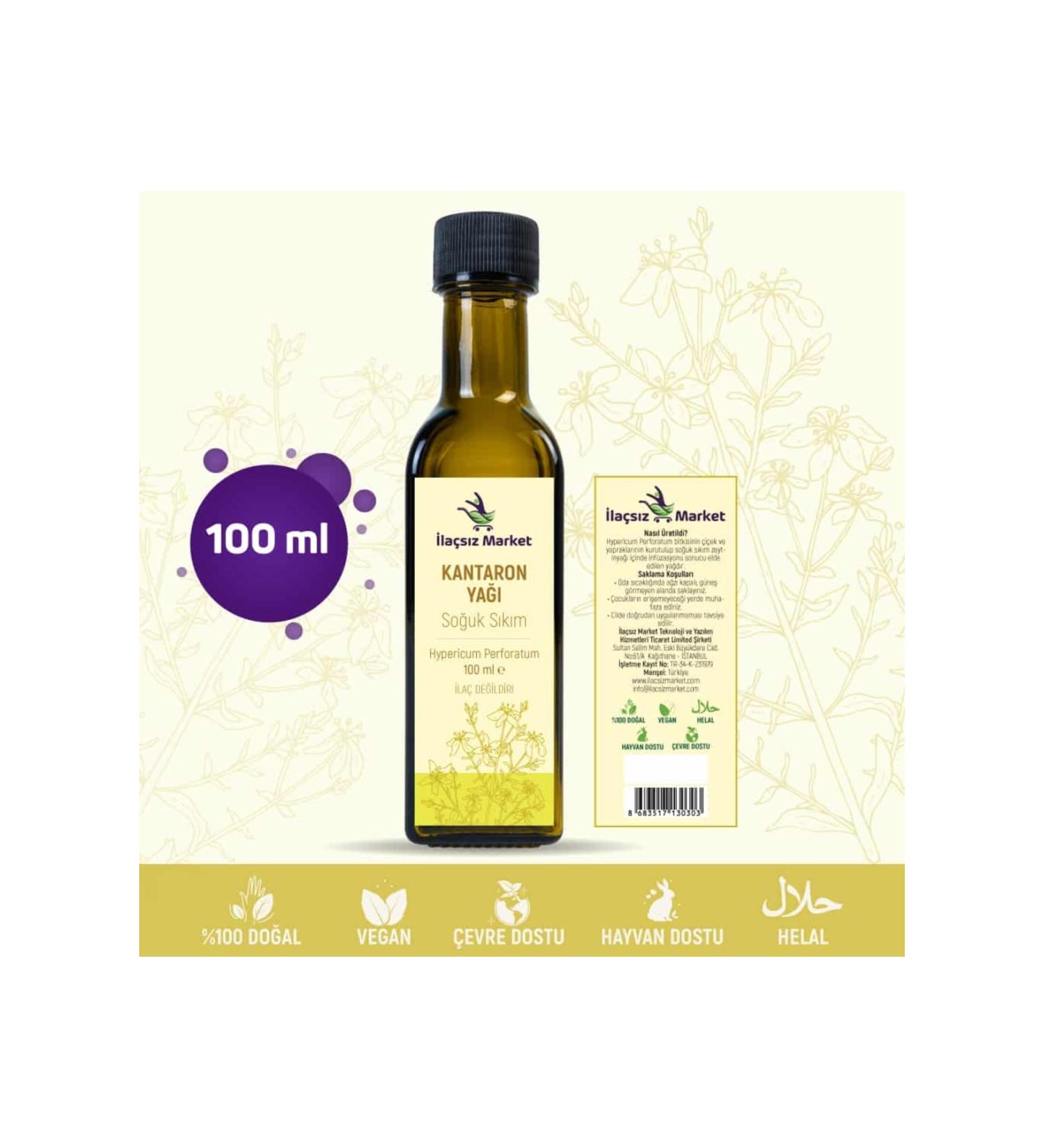 Drug-Free Market St. John's Wort Oil / 100 Ml.