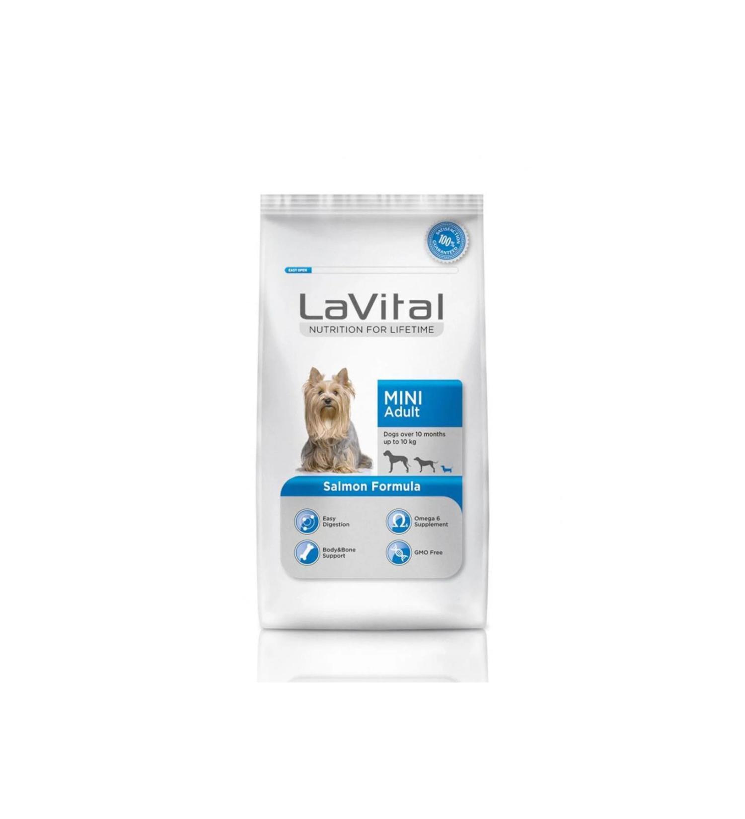 La Vital Dog Adult Mini Small Breed Salmon Fish Adult Dog Food 1.5 Kg