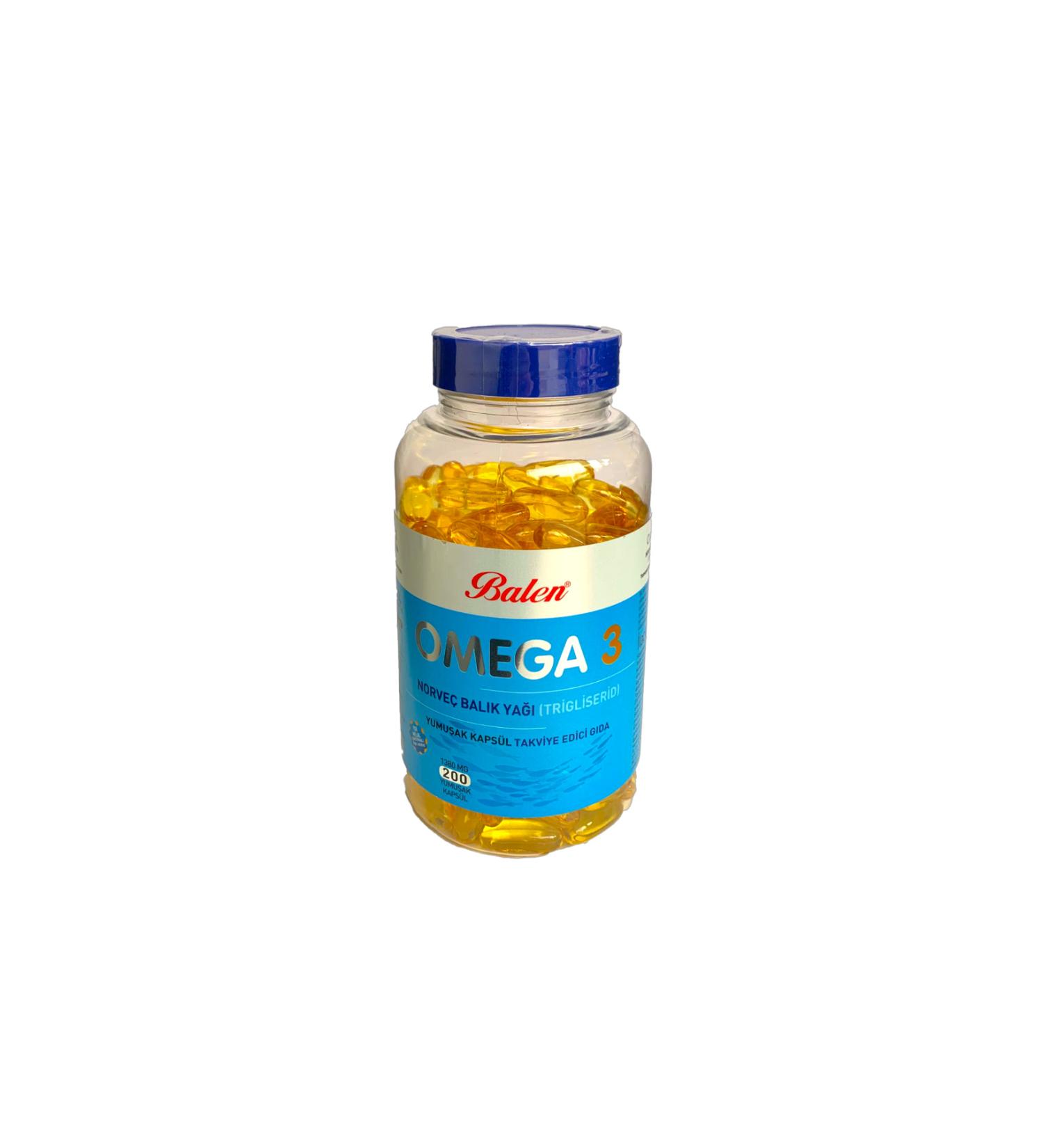 Balen Omega 3 Norwegian Fish Oil Softgel 1380 Mg*200