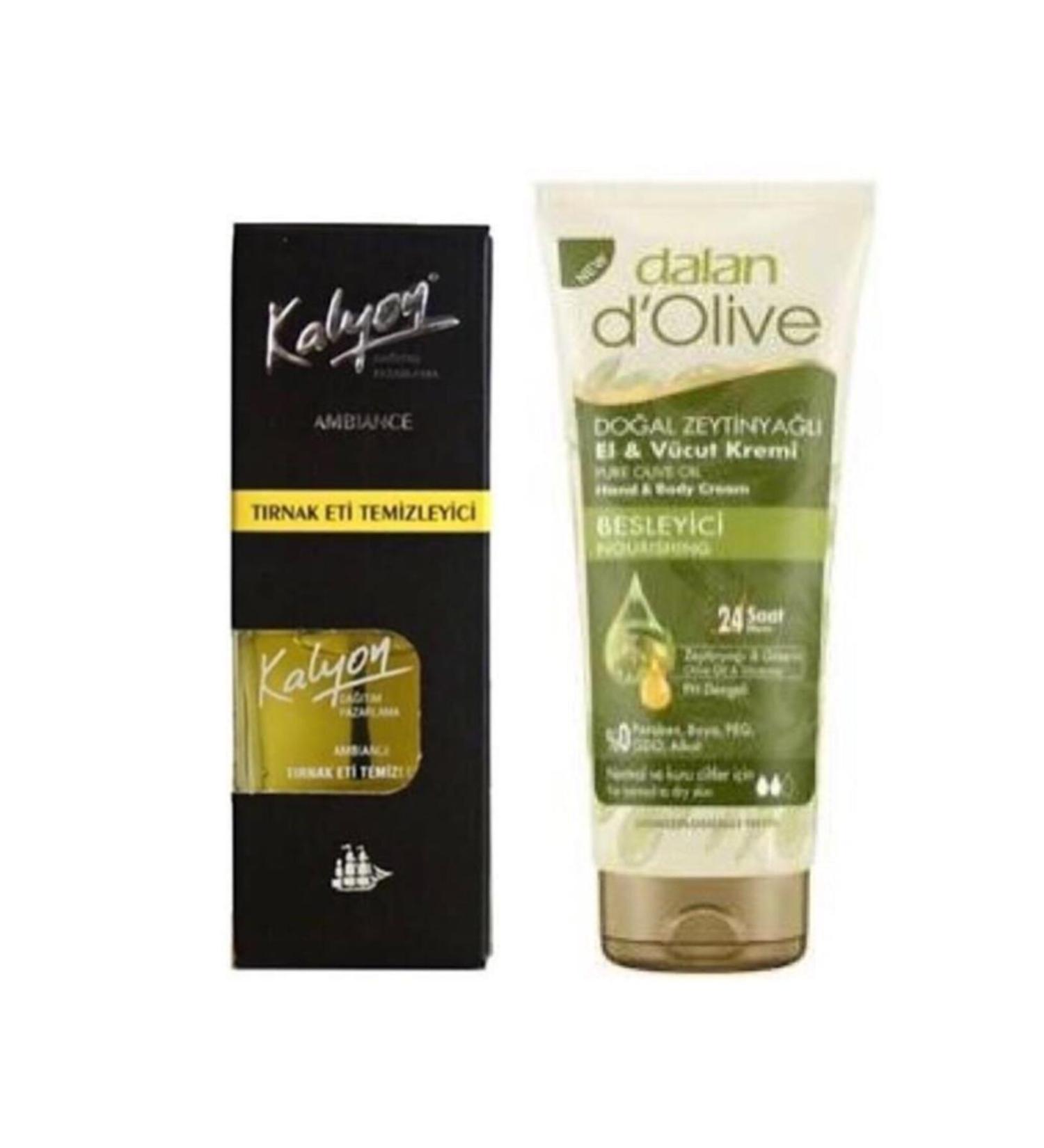 Kalyon Cuticle Cleaner + Dalan Tube Cream 20 Ml