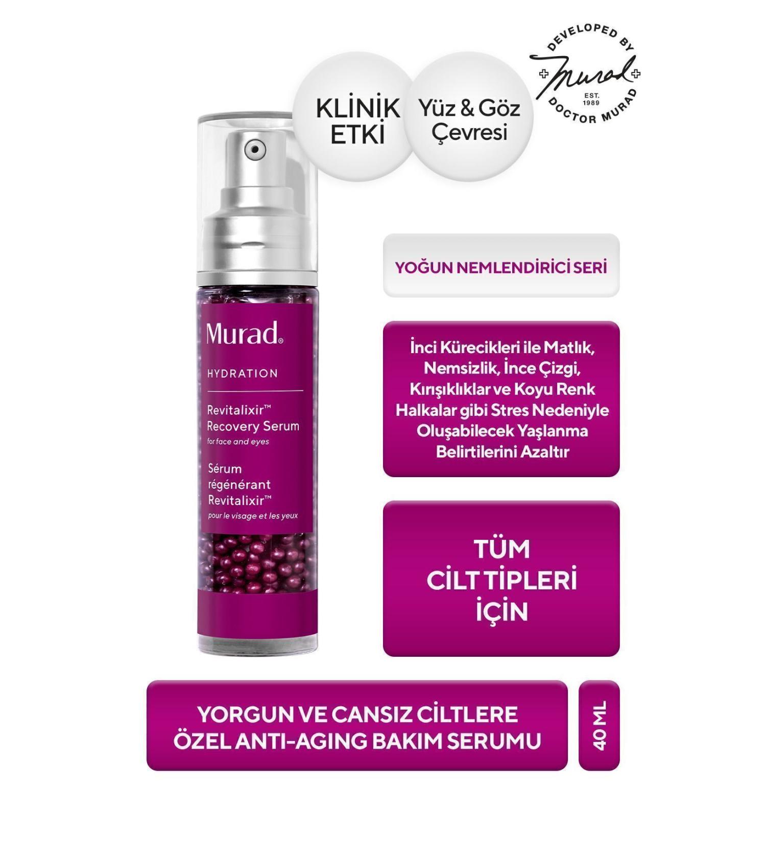 Murad Revitalixir Recovery Serum - Special Anti-aging Care for Tired and Lifeless Skin 40 Ml - Buy Online on GoSupps.com