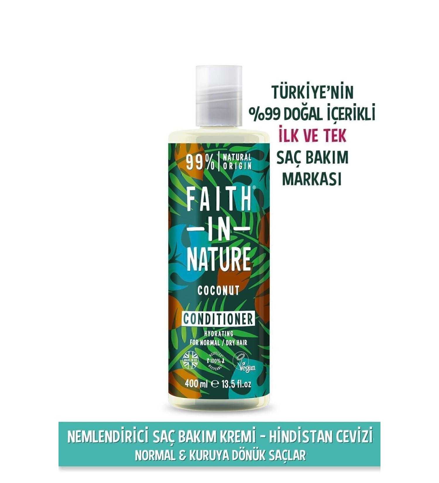 Faith In Nature Natural Moisturizing Hair Care Cream Coconut For Normal & Dry Hair - Buy Online on GoSupps.com
