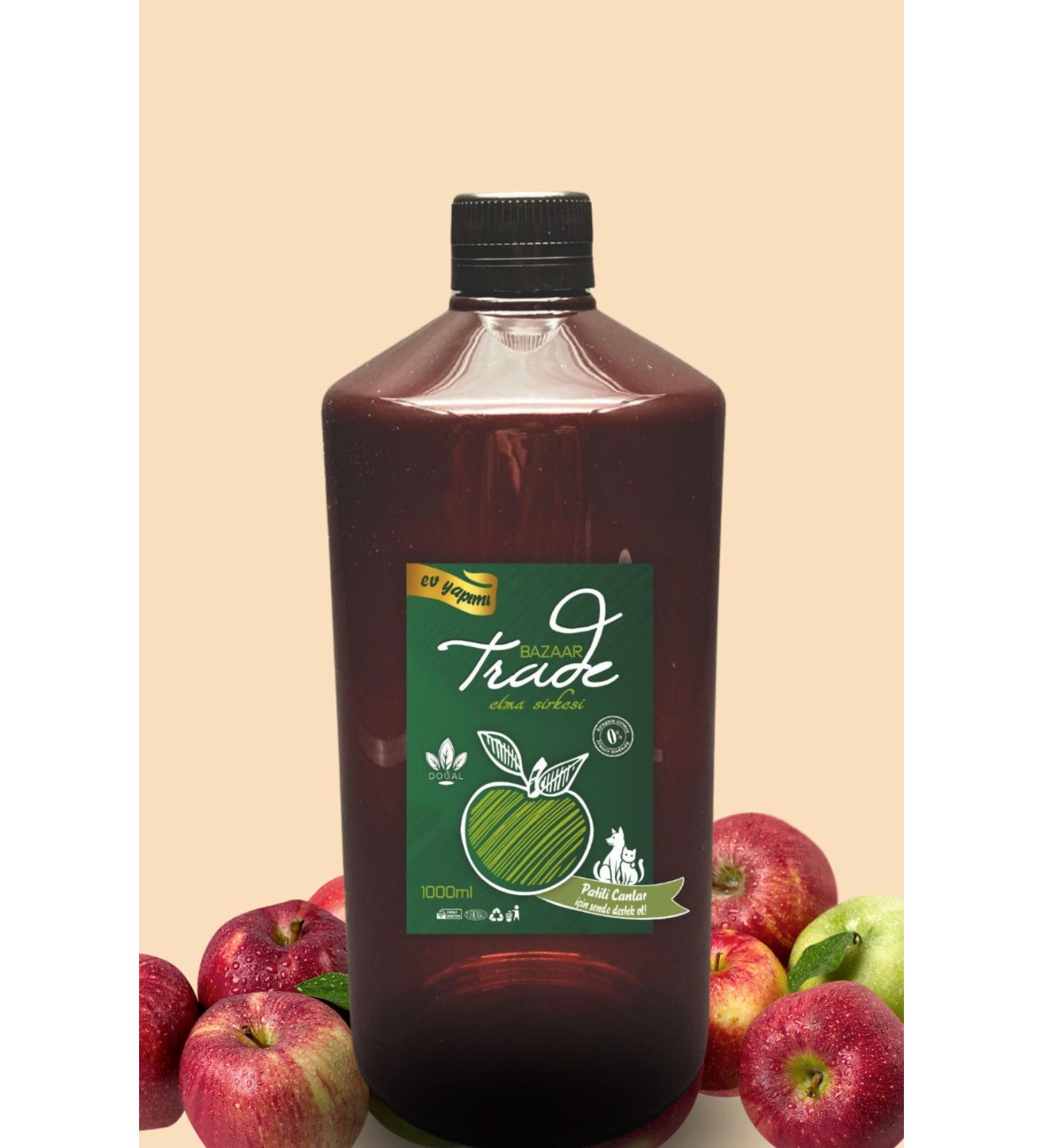 Trade Bazaar Homemade Additive-Free 0 Natural Fermentation Apple Cider Vinegar 1000 Ml apple cider vinegar