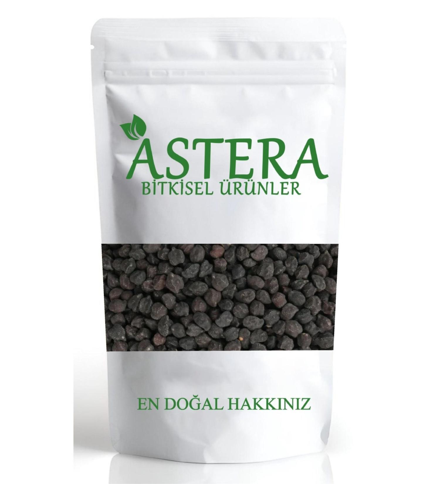 ASTERA 1 Kg Gluten Free Black Chickpeas (Black Chickpeas) 1000 Gr