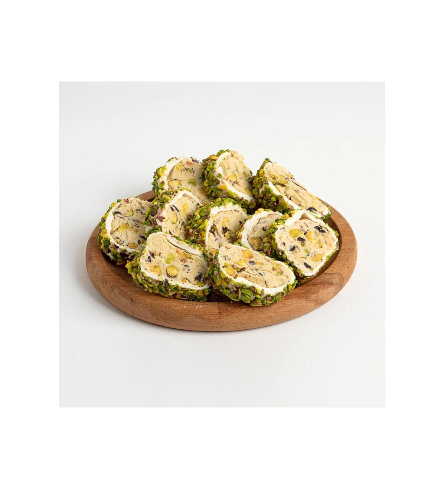 HALUK EREZ Pistachio Cream Wrapped Turkish Delight 500 Grams - Buy Online on GoSupps.com
