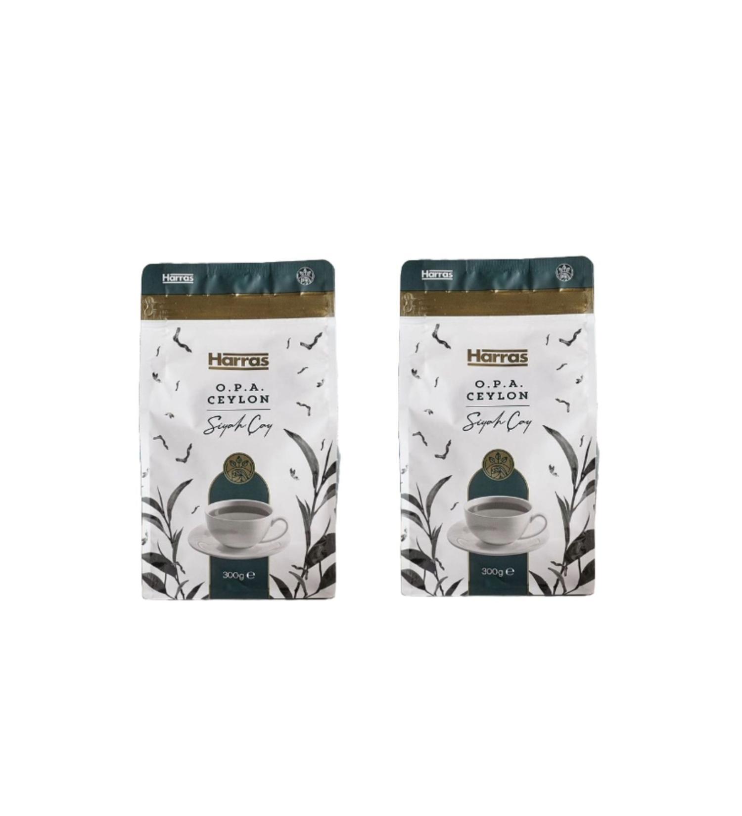 Harras OPA CEYLON BLACK TEA 300 GR 2 PIECE PACK