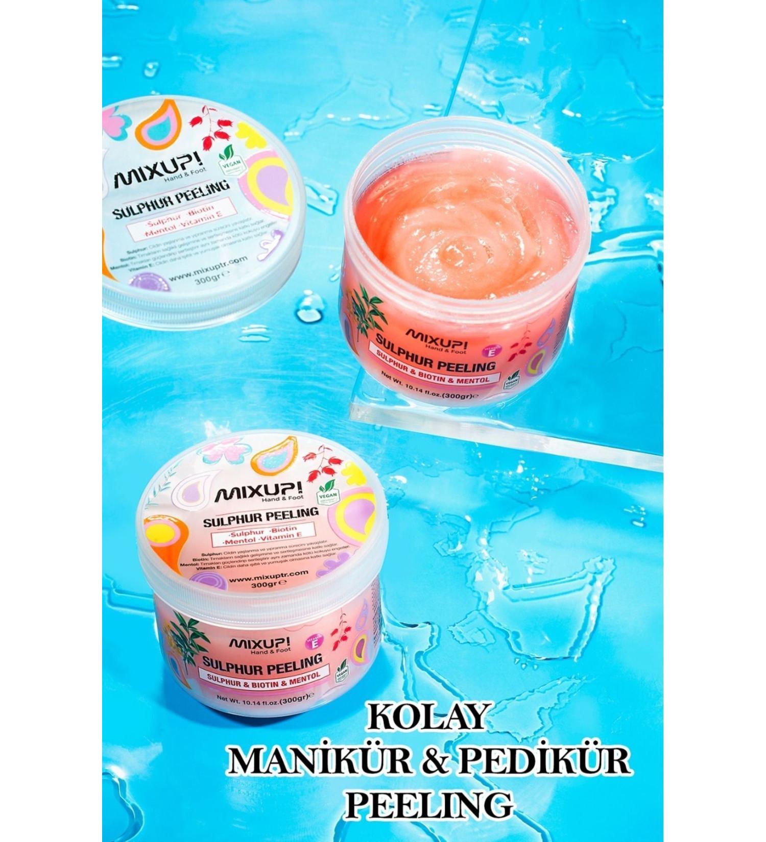 Mixup Hand - Foot Nourishing and Moisturizing Sulfur Peeling 300 gr - Buy Online on GoSupps.com
