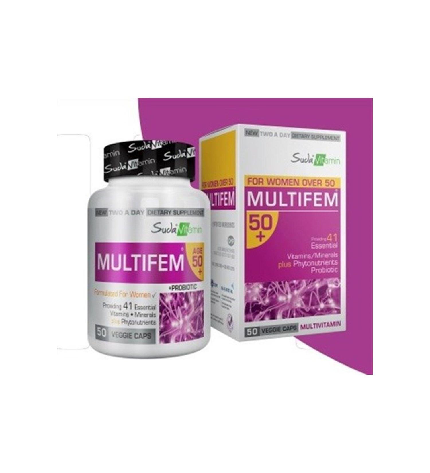 Vitamin Multifem 50 in Water 50 Capsules