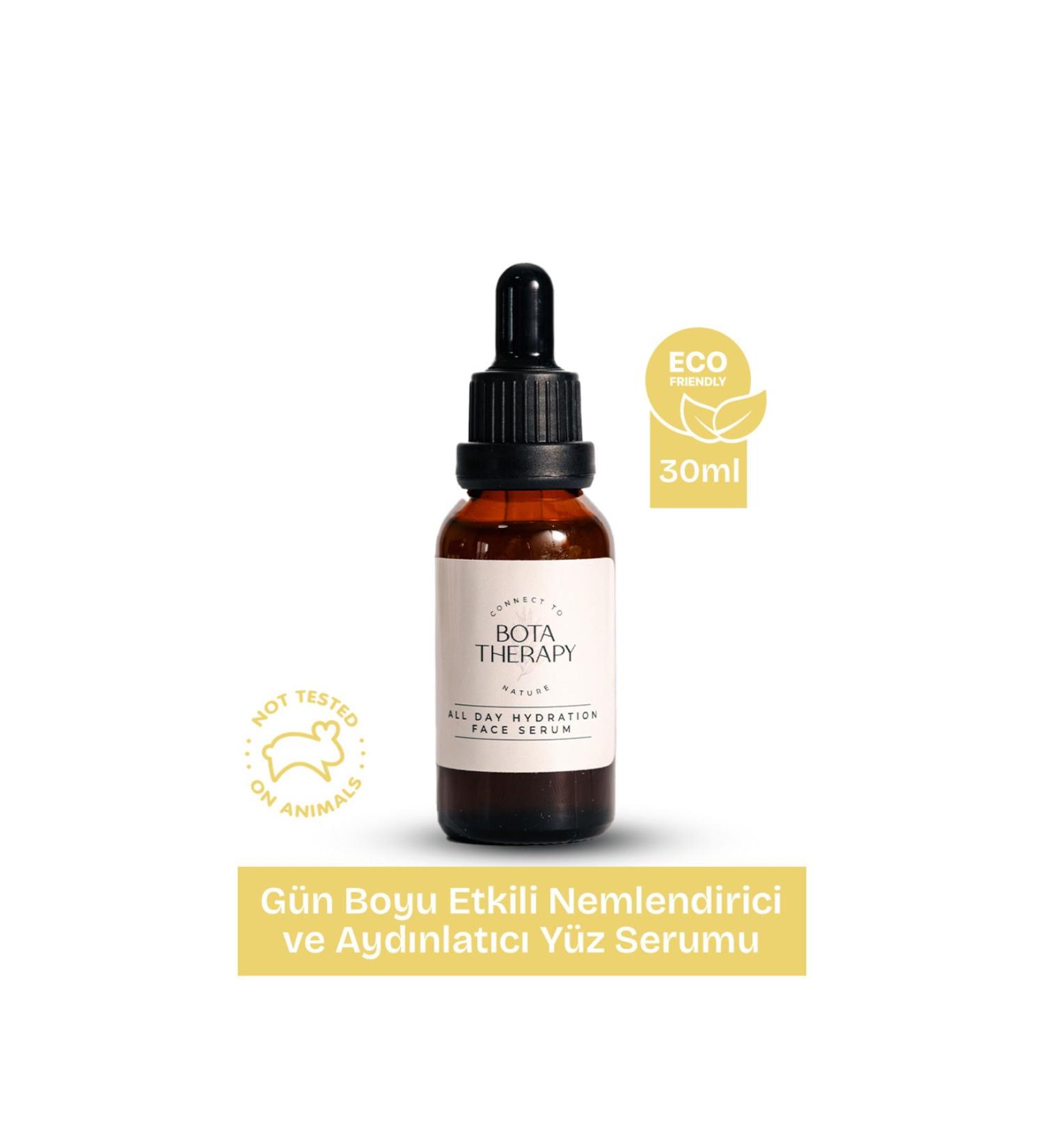 Bota Therapy All Day Effective Moisturizing and Brightening Face Serum 30 ml - Buy Online on GoSupps.com