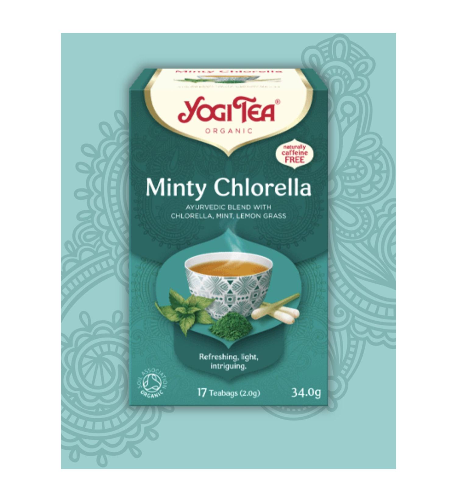 Yogi Tea Yogi Minty Chlorella Organic Tea