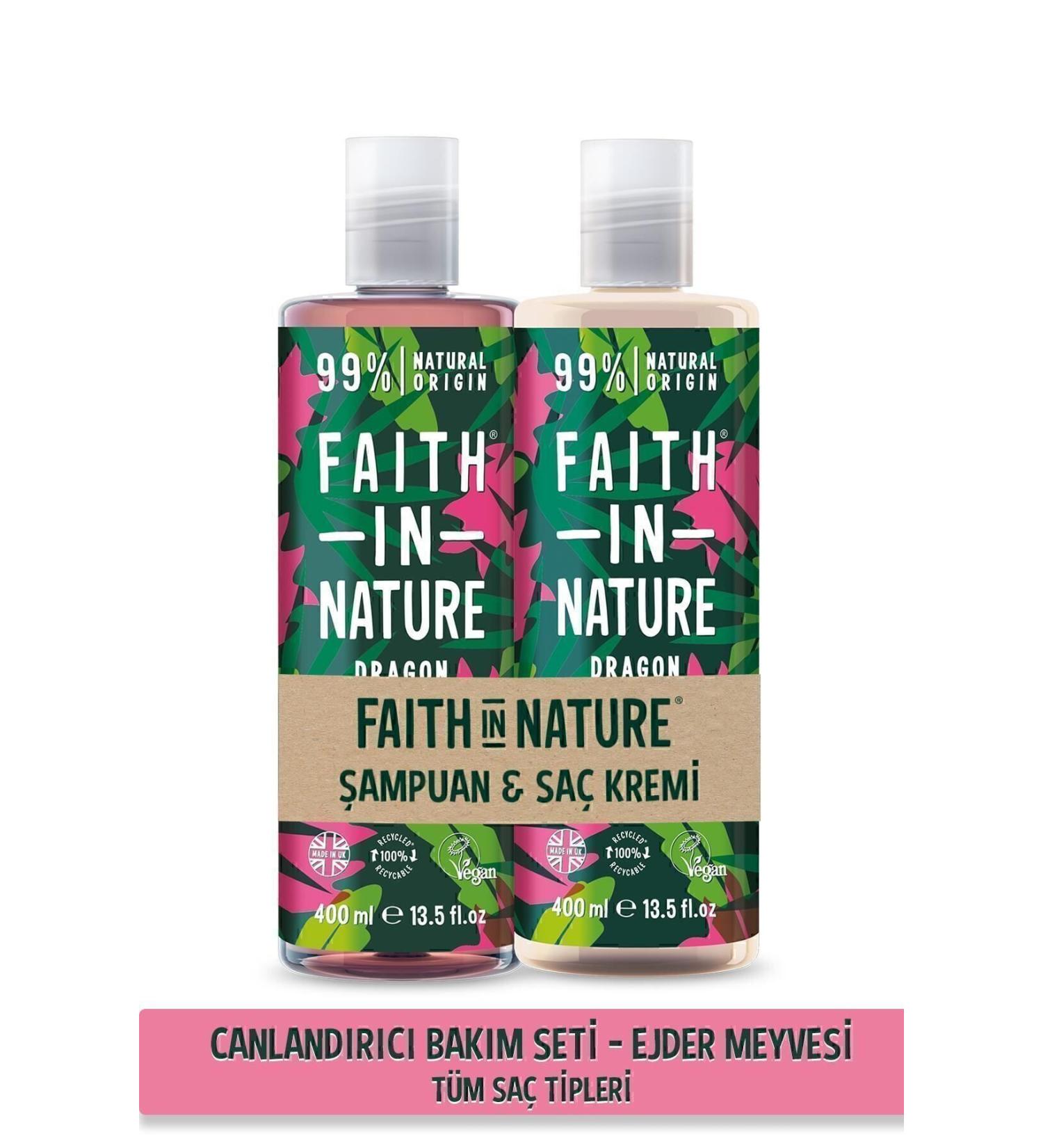 Faith In Nature Natural Revitalizing Shampoo&Conditioner Dragon Fruit - Buy Online on GoSupps.com