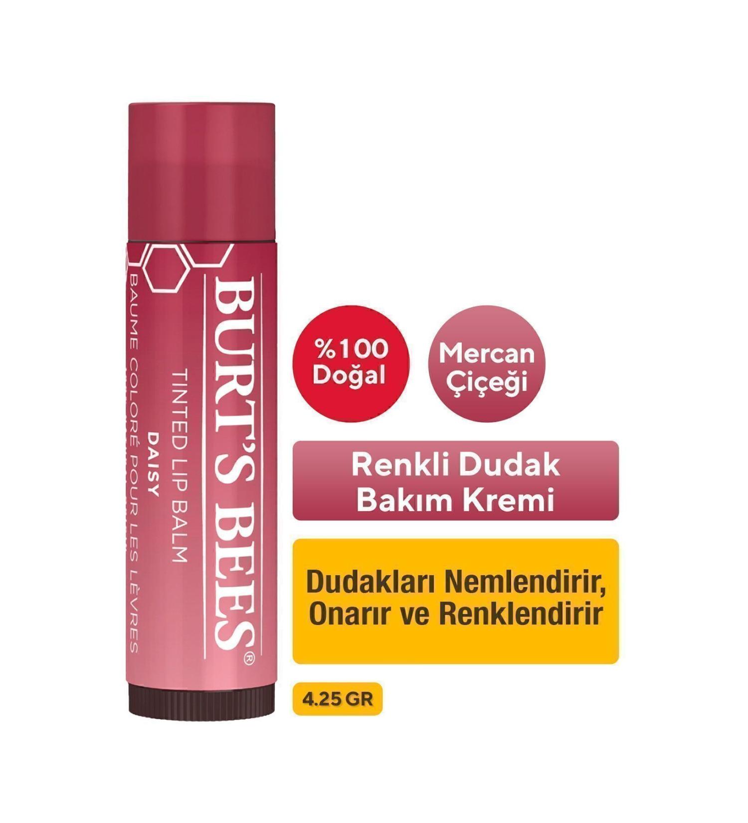 Burt's Bees Tinted Lip Balm Daisy 4.25 Gr - Buy Online on GoSupps.com