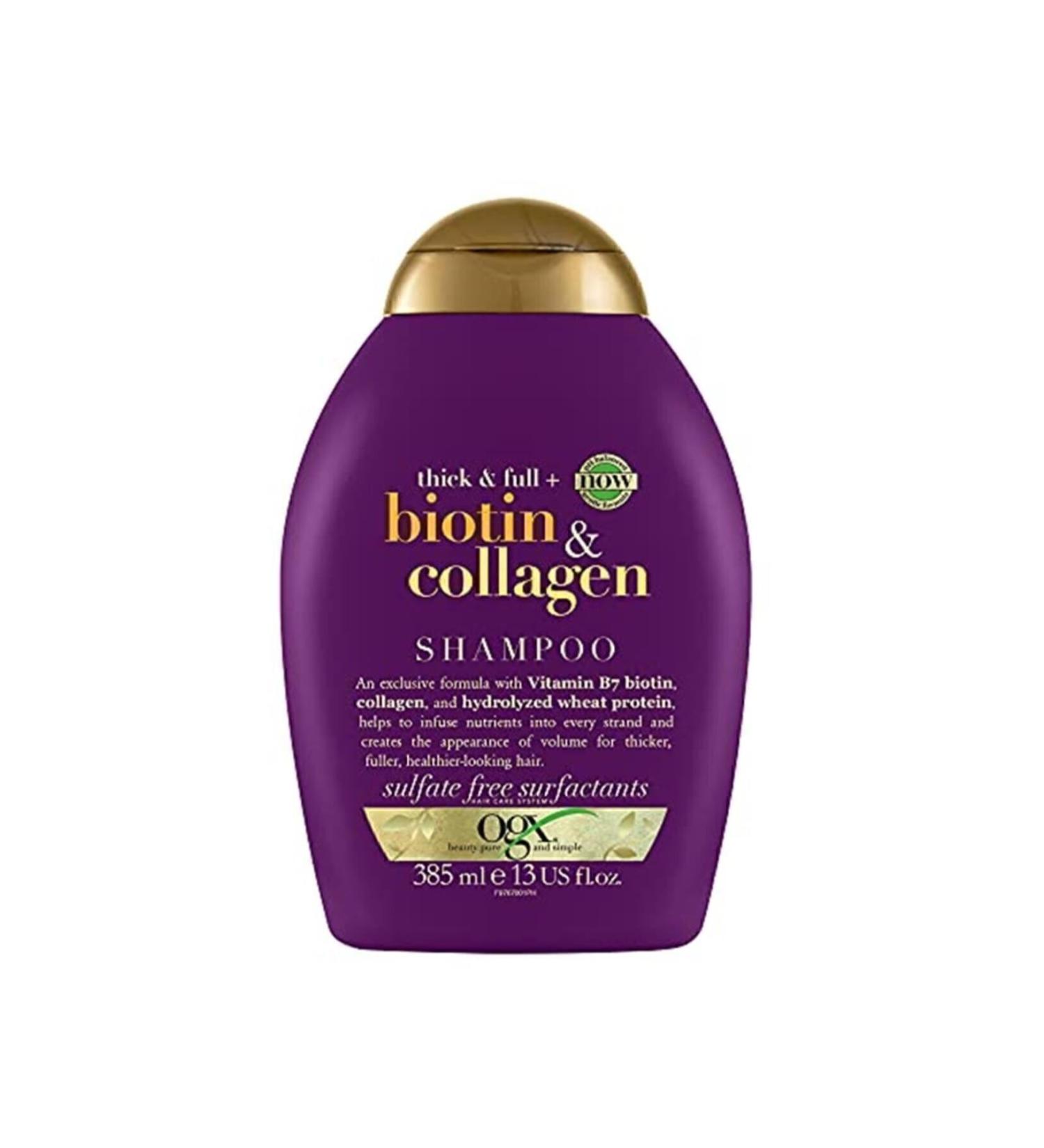OGX Brand: Shampoo Biotin&collagen 385 Ml Category: Shampoo - Buy Online on GoSupps.com