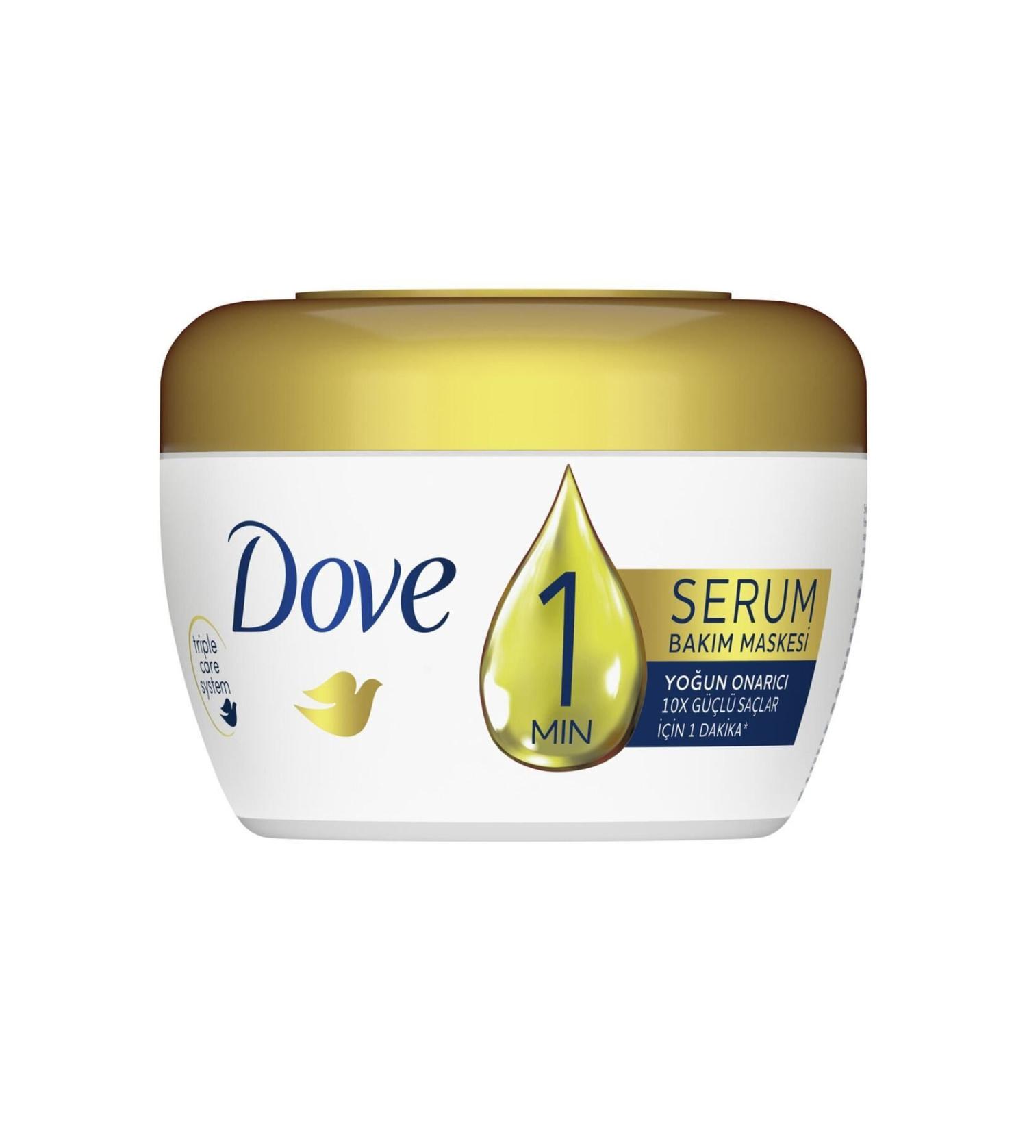 Dove 1 Minute Serum Hair Care Mask Intensive Repair 160 Ml-naturals Beauty-- - Buy Online on GoSupps.com