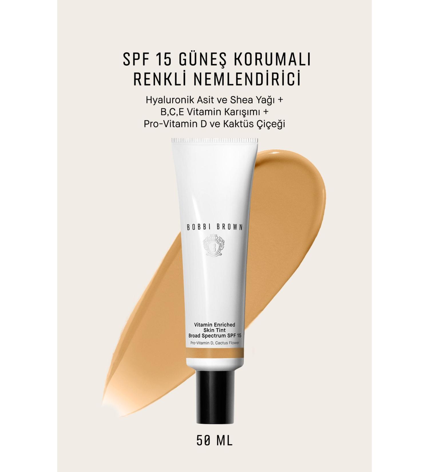 Bobbi Brown VITAMIN ENRICHED NOURISHING NATURAL LOOKING TINTED MOISTURIZER -GOLDEN 1 PASS .1610