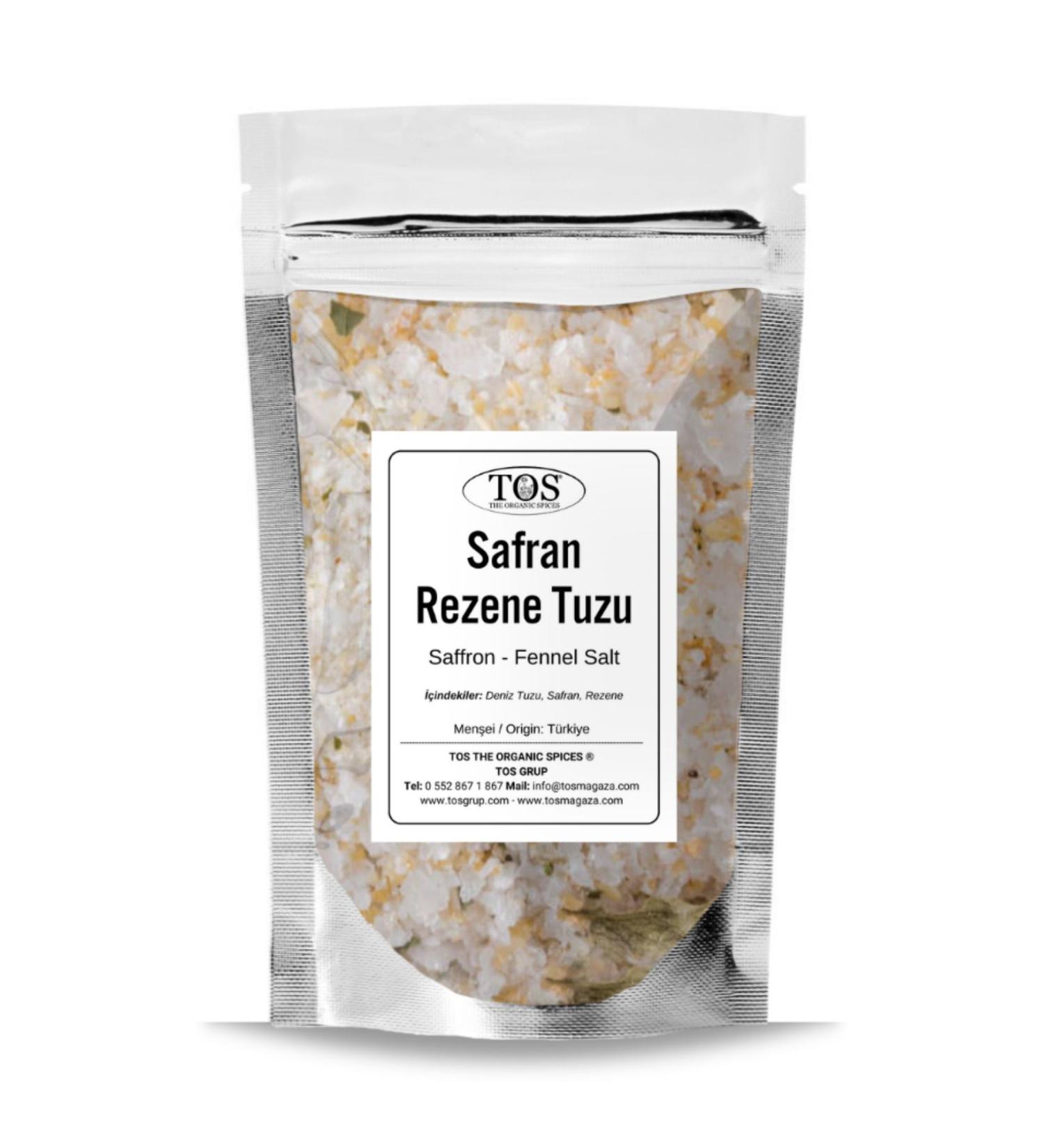 TOS The Organic Spices Saffron - Fennel Salt 2.5 kg (1st Quality) Saffron - Fennel Salt