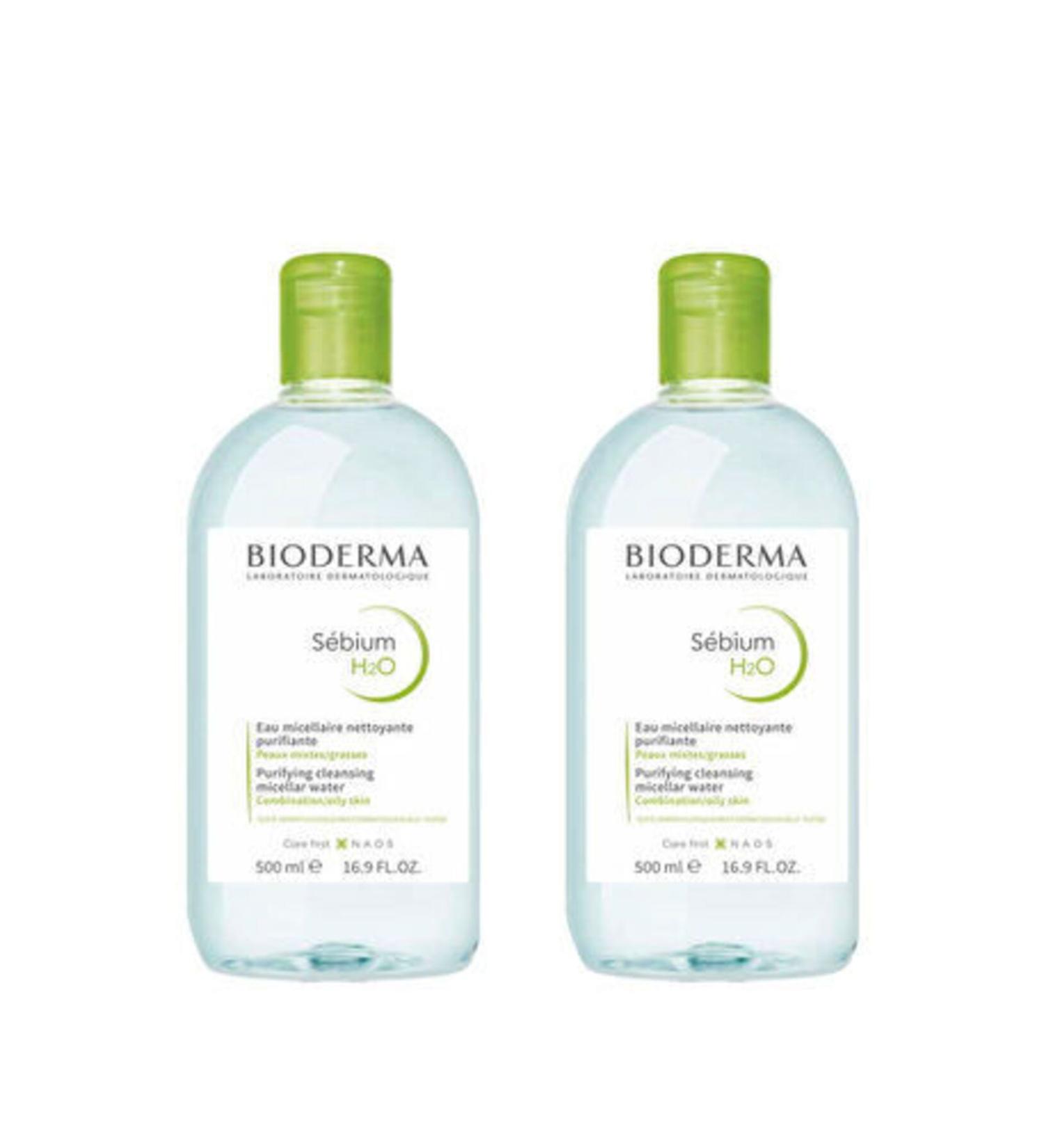 NOVAFACE STD Sebium H2O Micellar Make-Up Remover Water 2x500ml Standard (SINGLE)
