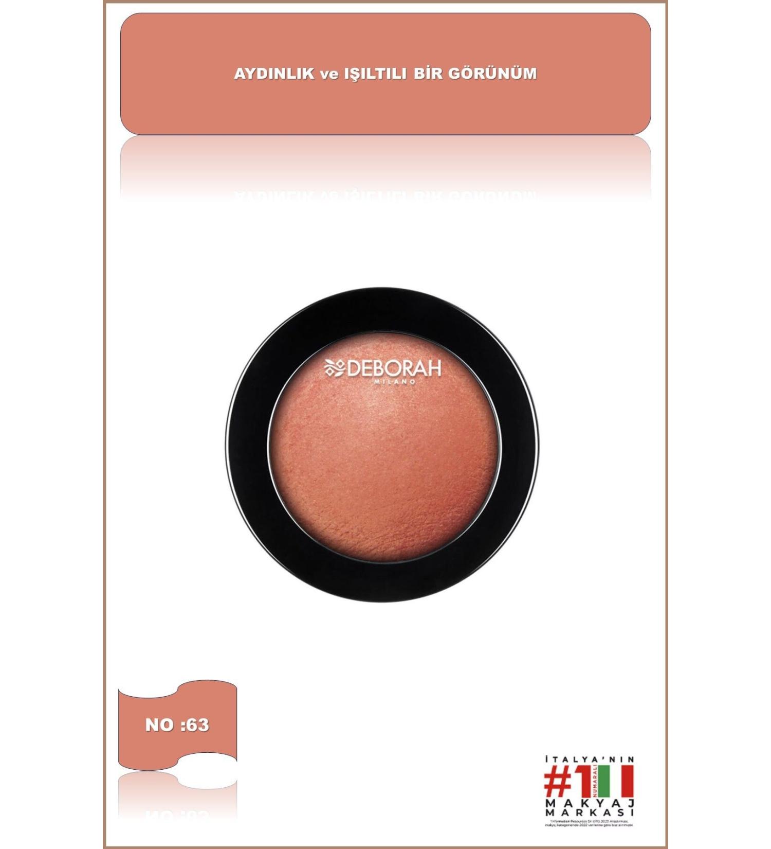 Deborah Milano Hi Tech No: 63 Apricot Peach Blush