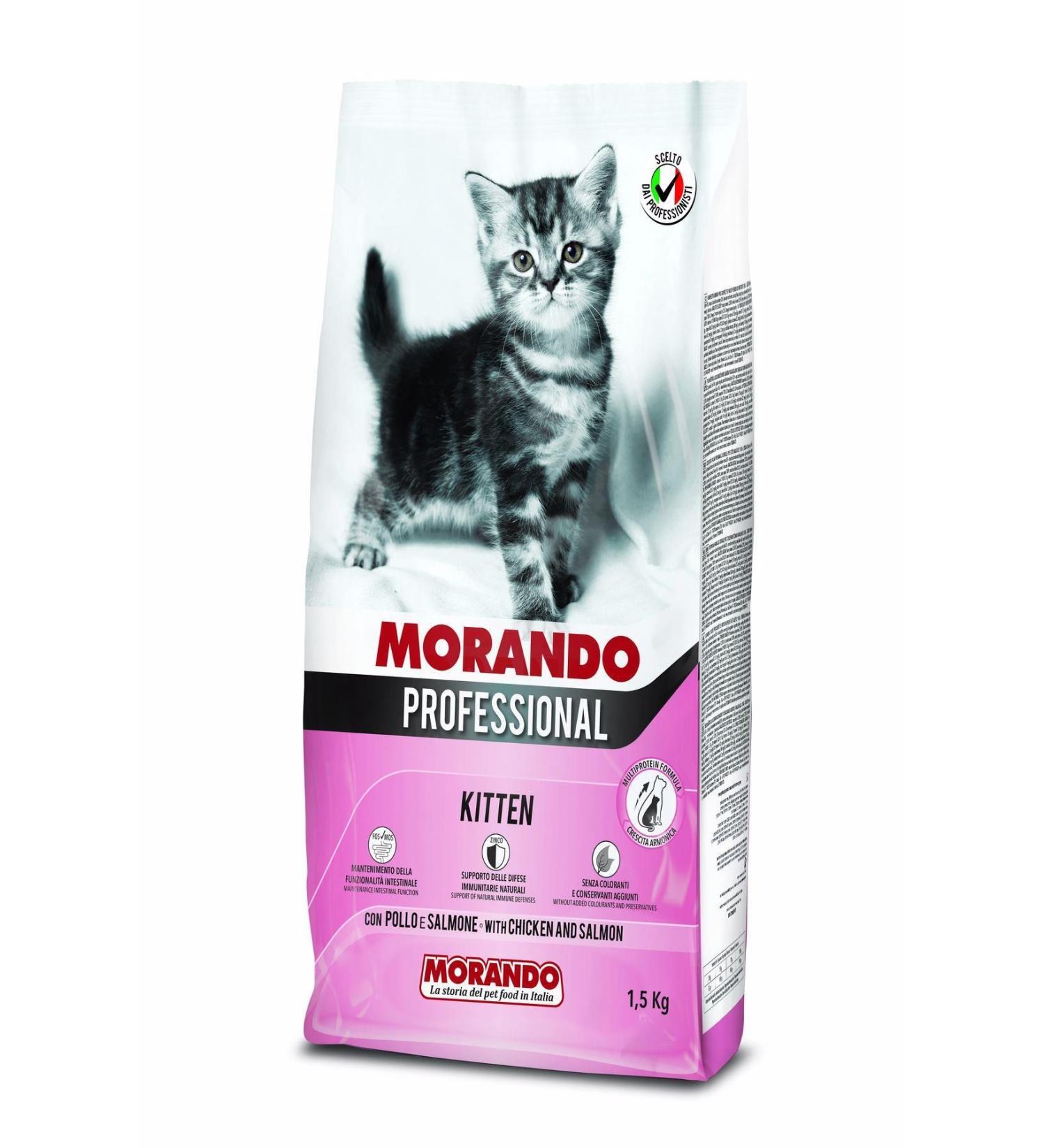 MORANDO Kitten Food-Chicken&Salmon 1.5 Kg - Chicken And Salmon-kitten