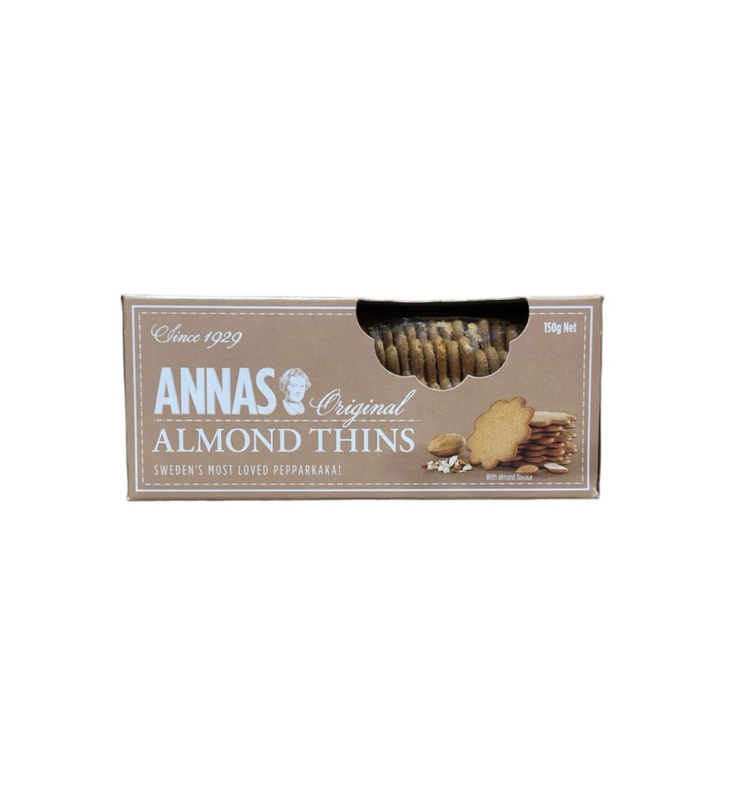 Transmed ANNAS ALMOND THINS (ALMOND) 150 GR * 4 PIECES