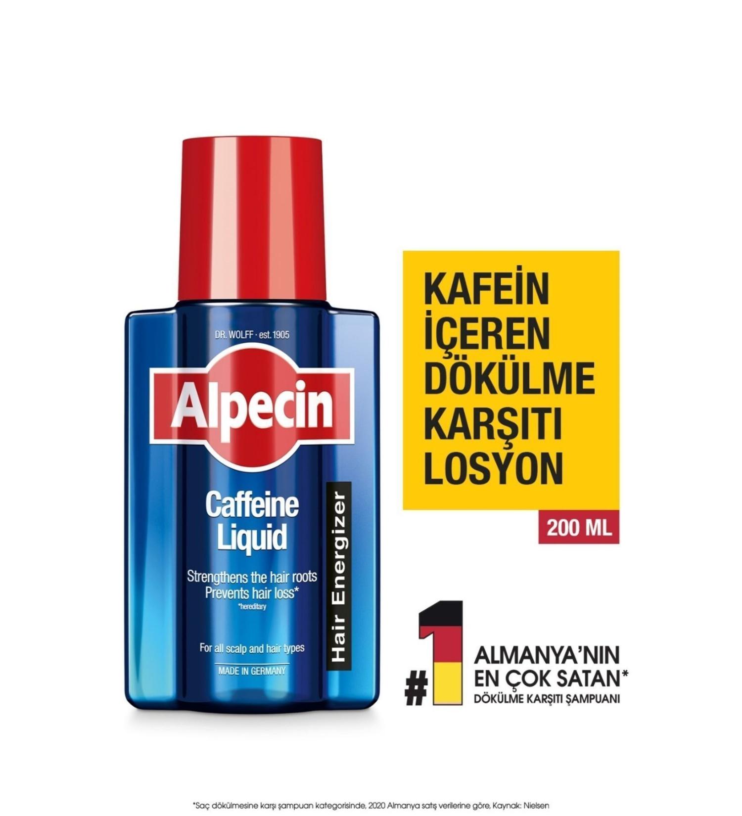 Alpecin Caffeine Liquid-Anti-hair Loss Lotion 200 ml - Buy Online on GoSupps.com