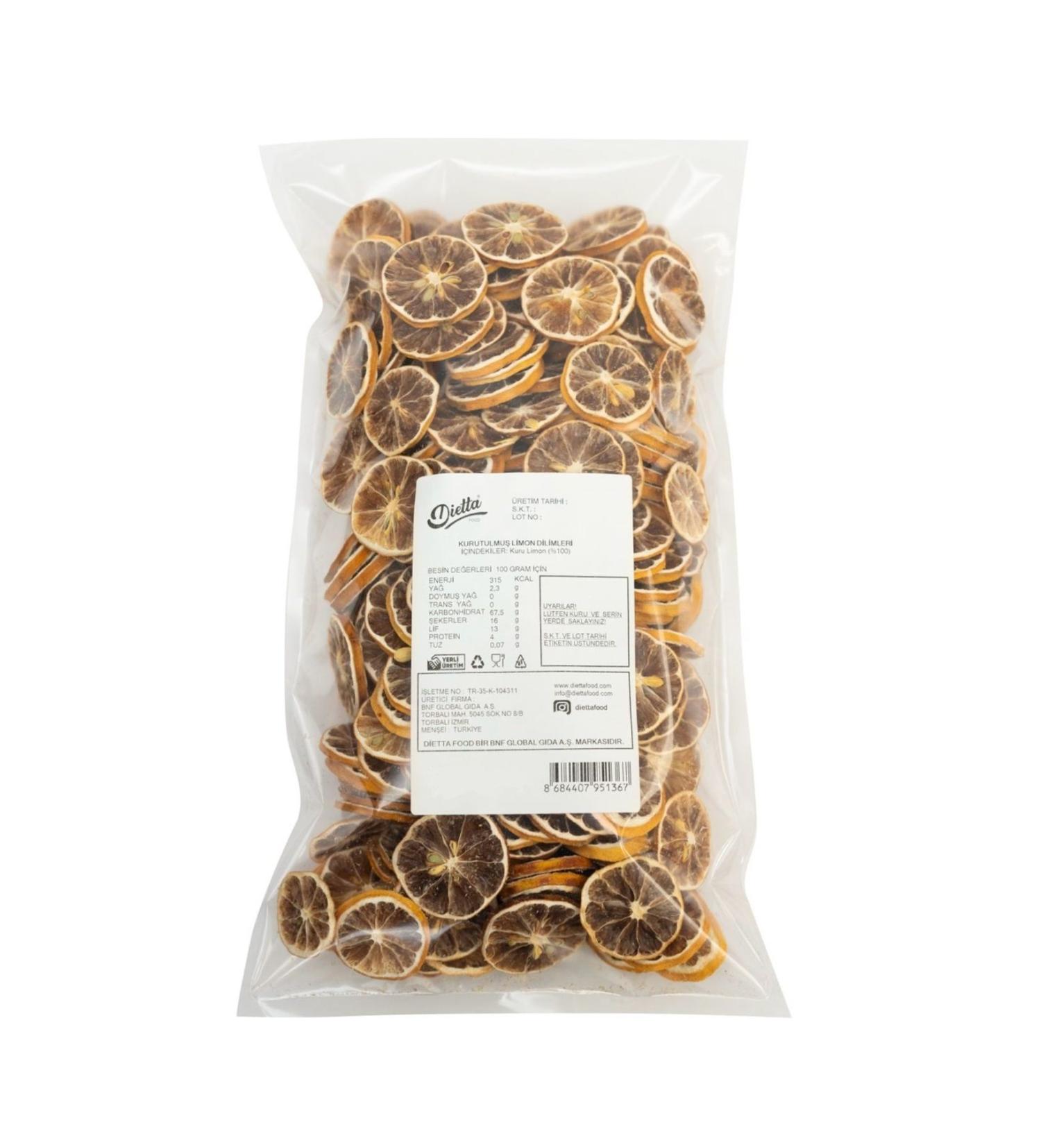 D ETTA FOOD DRIED LEMON SLICES 500gr