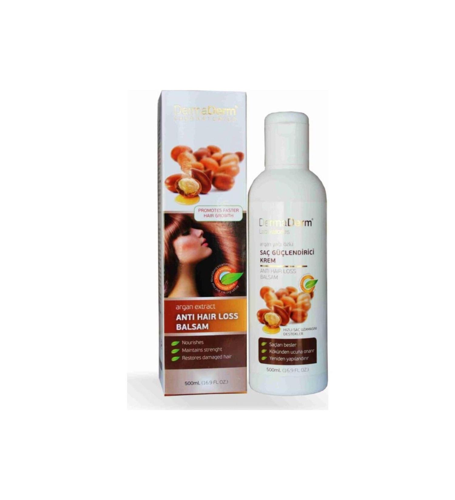 DermaDerm Laboratories Argan Oil Essence Hair Care Cream 500 Ml.