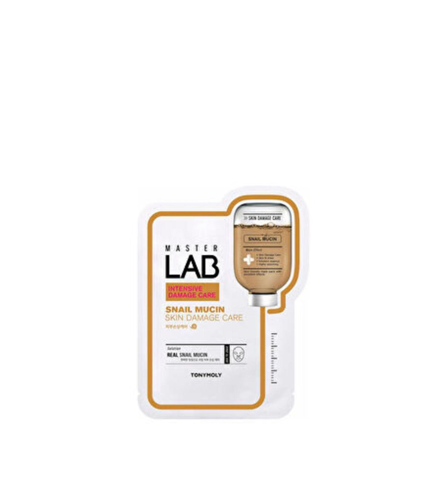Master STD Master LAB Repairing Firming Snail Essence Skin Care Face Mask Standard (SINGLE)