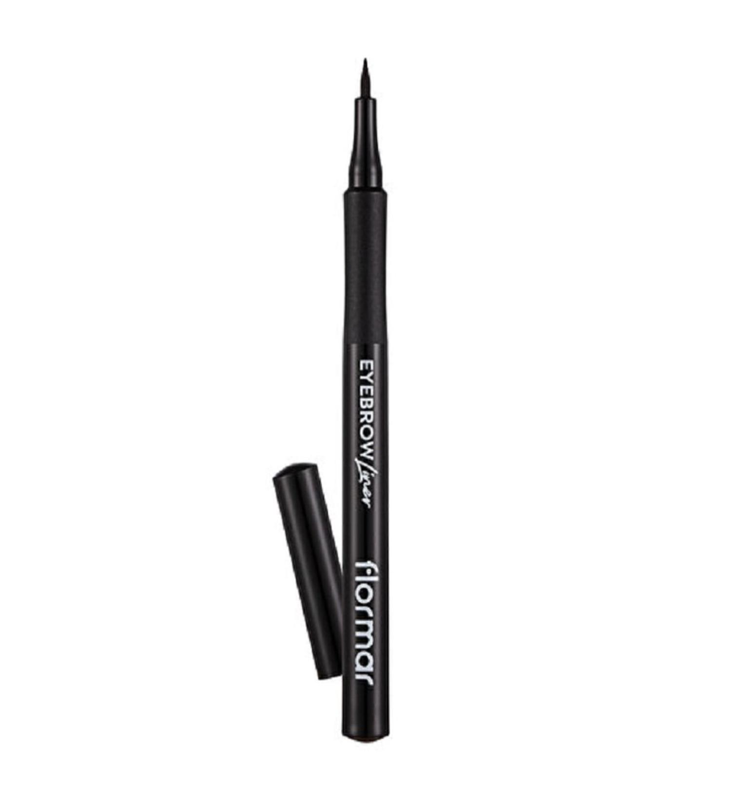 Flormar E-Waterproof Liquid Eyebrow Pencil - Eyebrow Liner - 004 Dark Brown - 8690604620432 - Buy Online on GoSupps.com