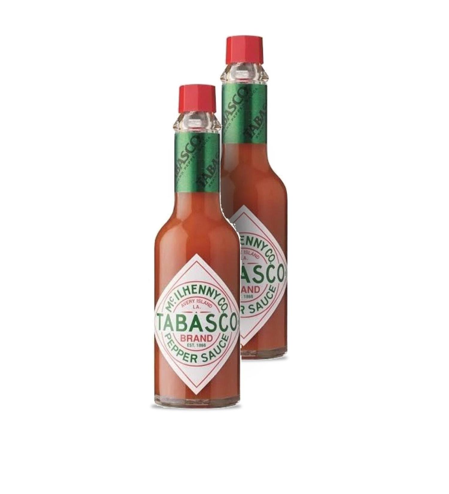 Tabasco Hot Pepper Sauce 60 ml X 2 Pieces