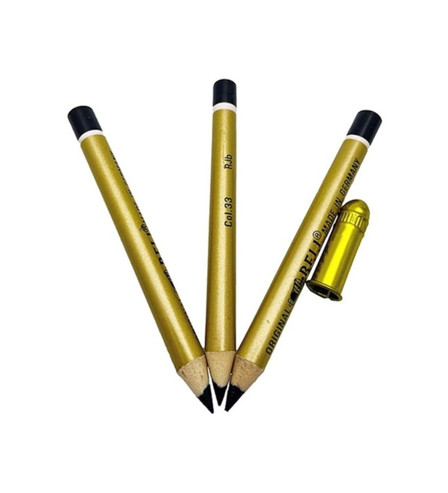 Gift Kohl Eye Kohl Pencil Black 0 Original German - 6 Pieces