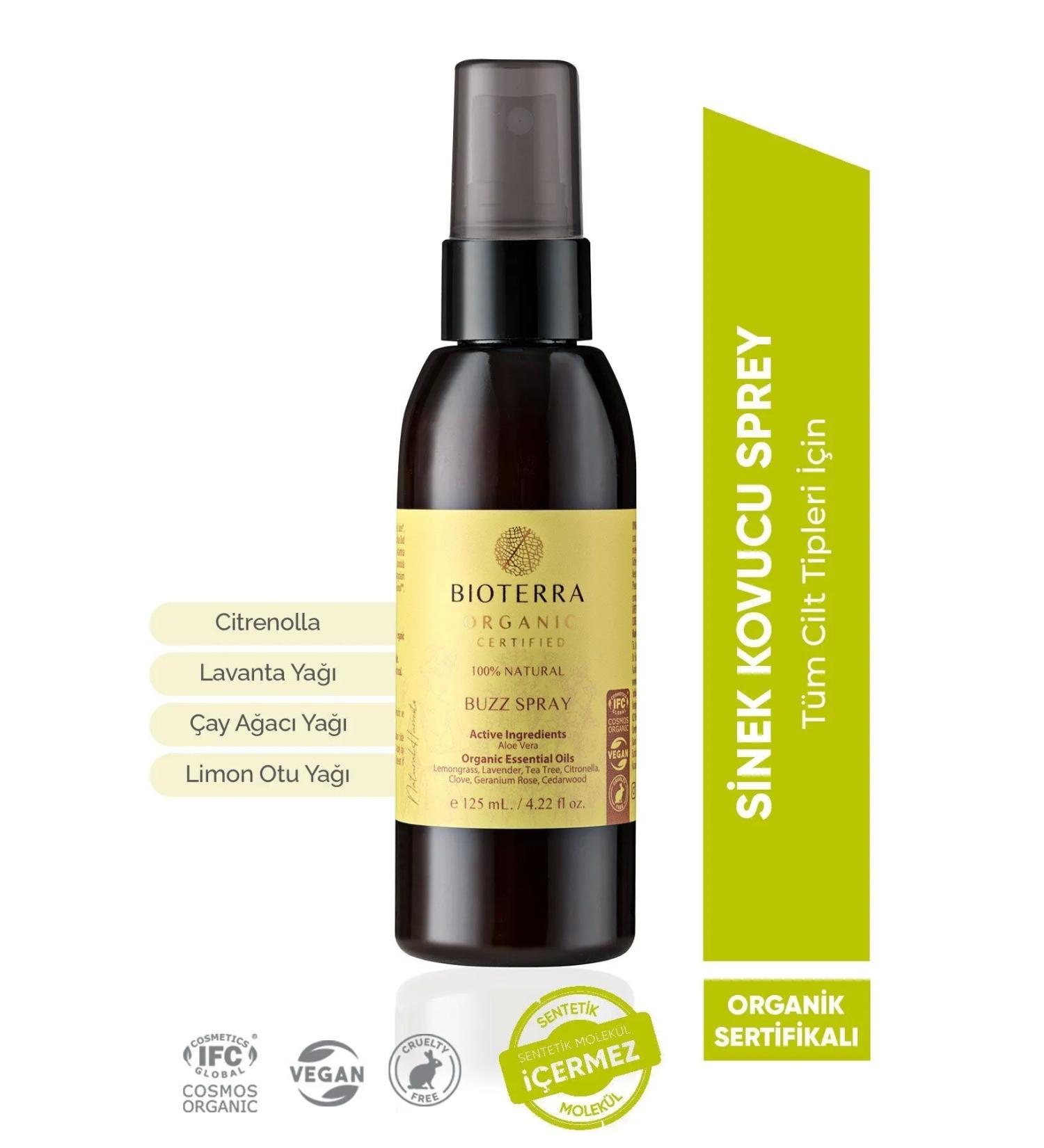 Bioterra Organic Buzz Spray 125 ml