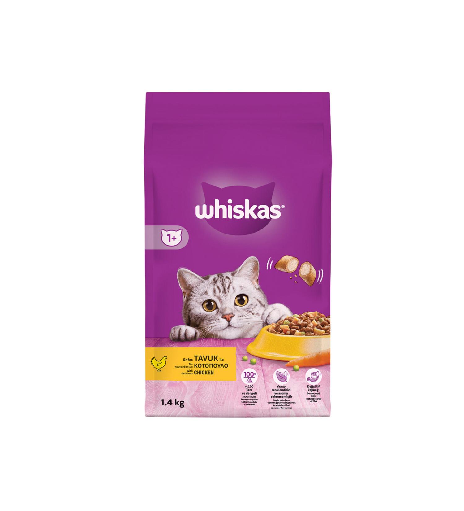 Whiskas Chicken Adult Cat Food 1.4kg