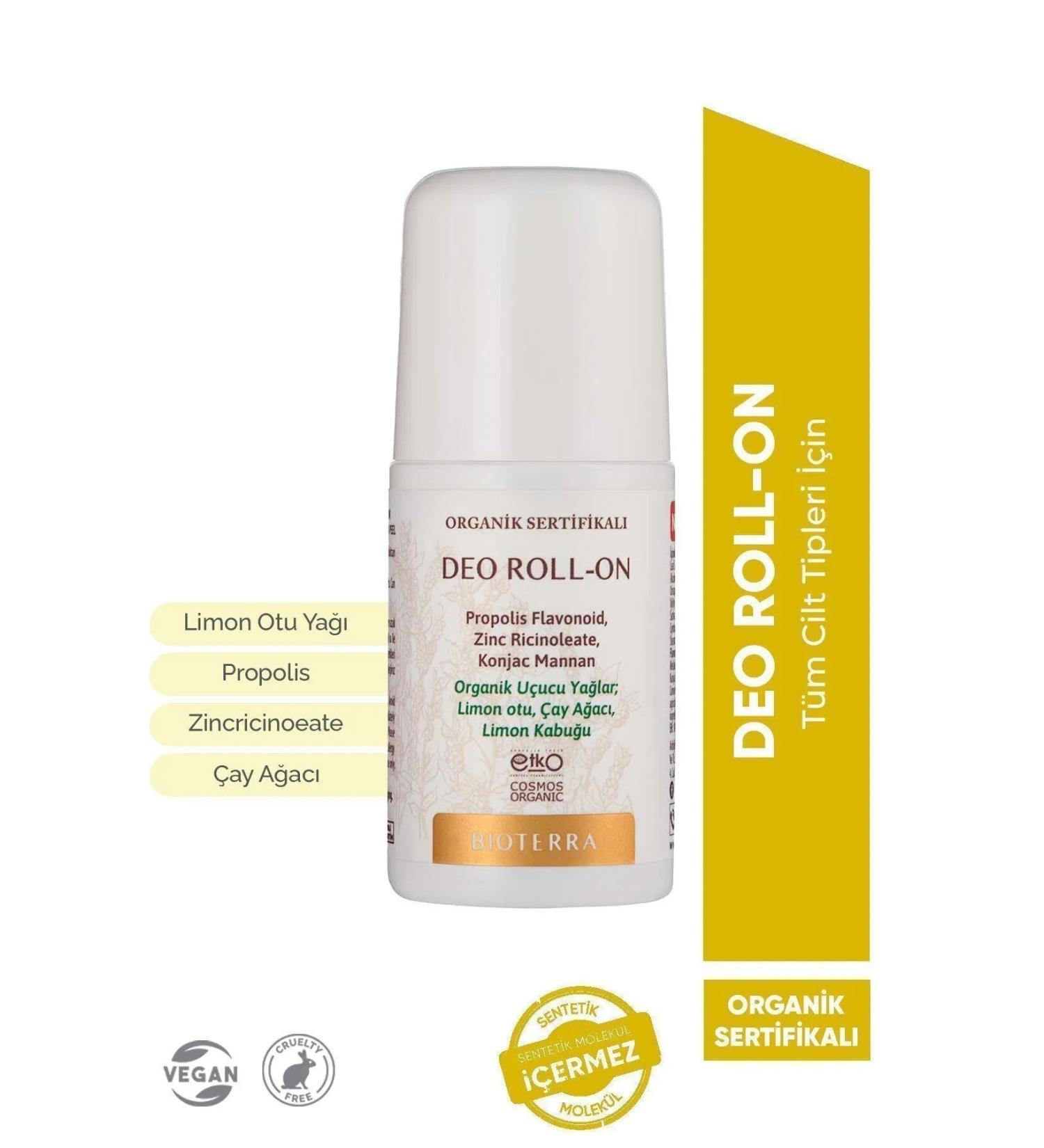 Bioterra Organic Deo Roll-on 50 ml - Buy Online on GoSupps.com