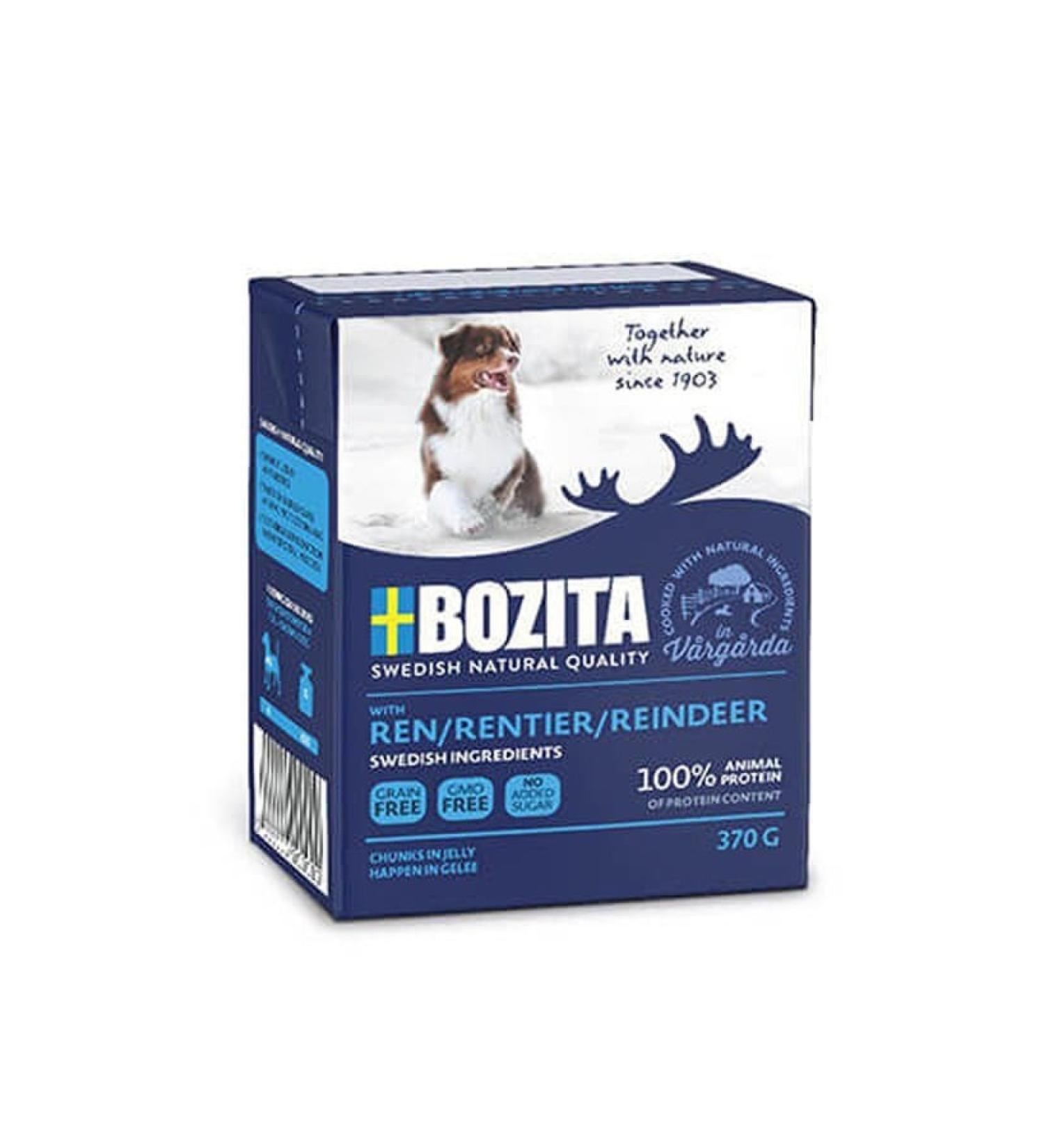 Bozita Naturals Deer Adult Dog Canned Food 370 gr