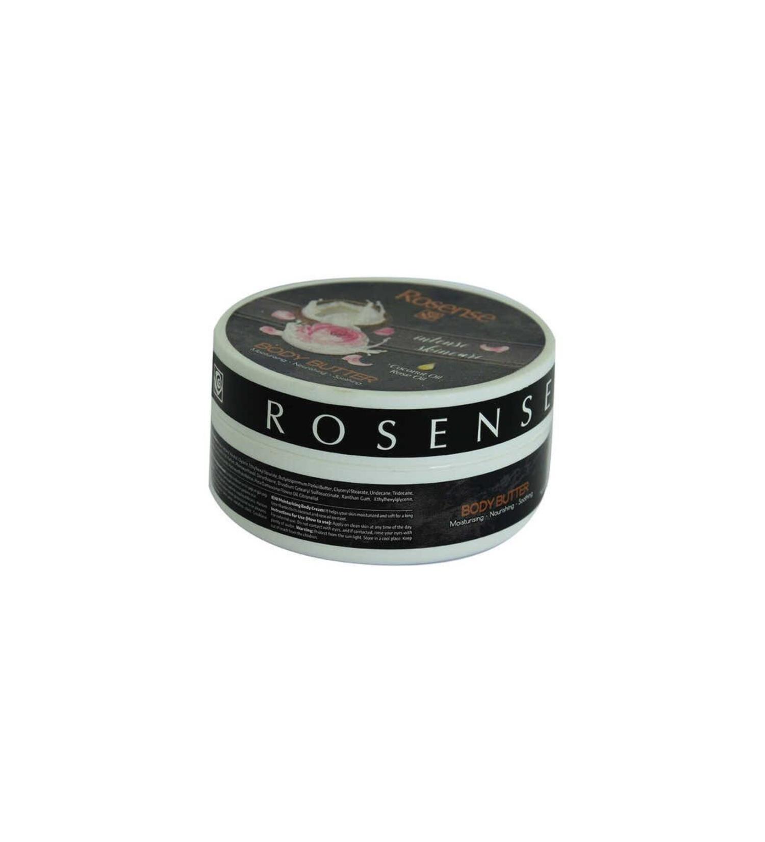 Astra Market Body Cream Body Butter Coconut Oil and Rose Oil Moisturizing Care 150 ML