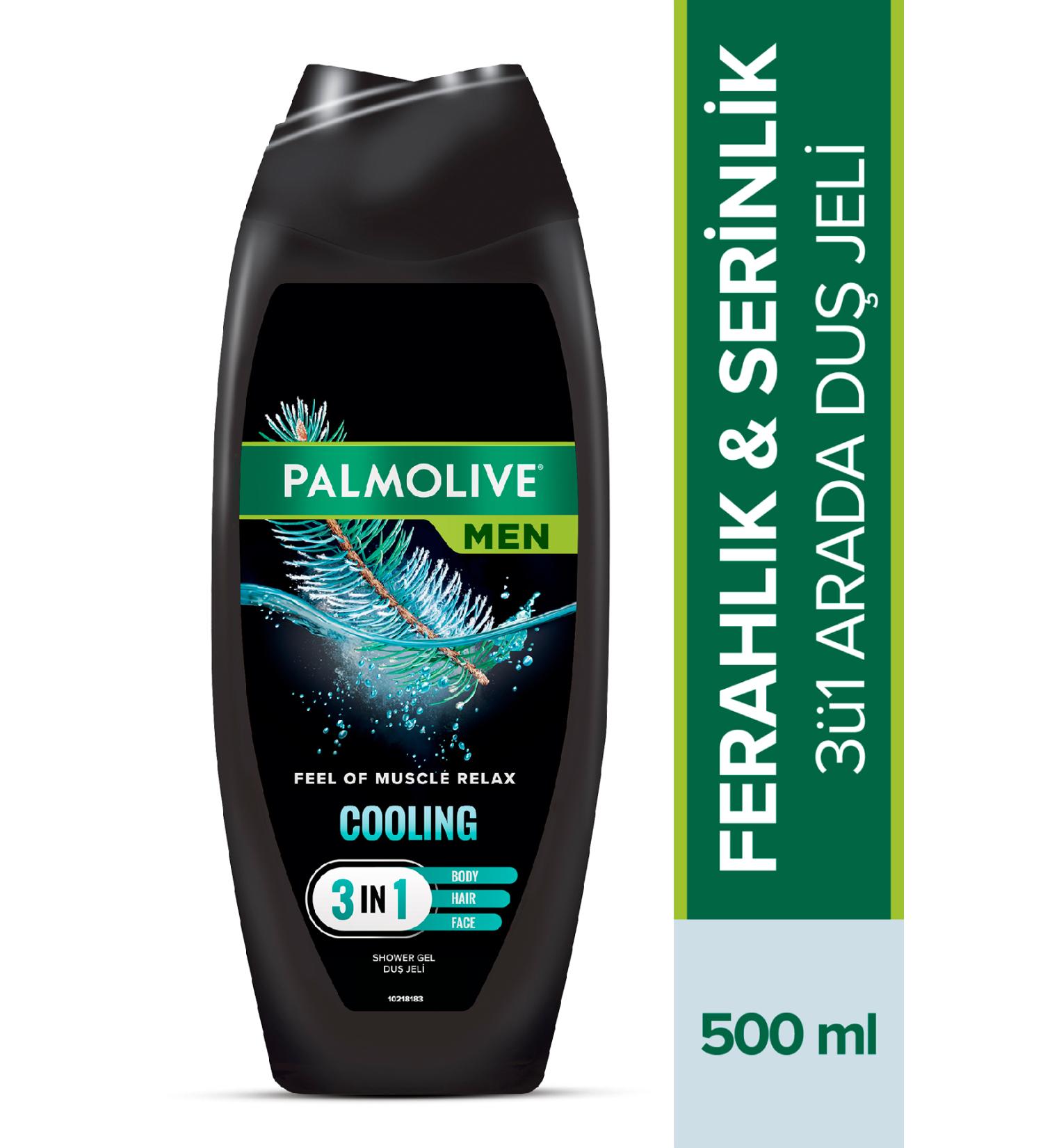 Palmolive Men Cooling 3 in 1 Magnesium and Menthol Cooling Shower Gel 500 ml