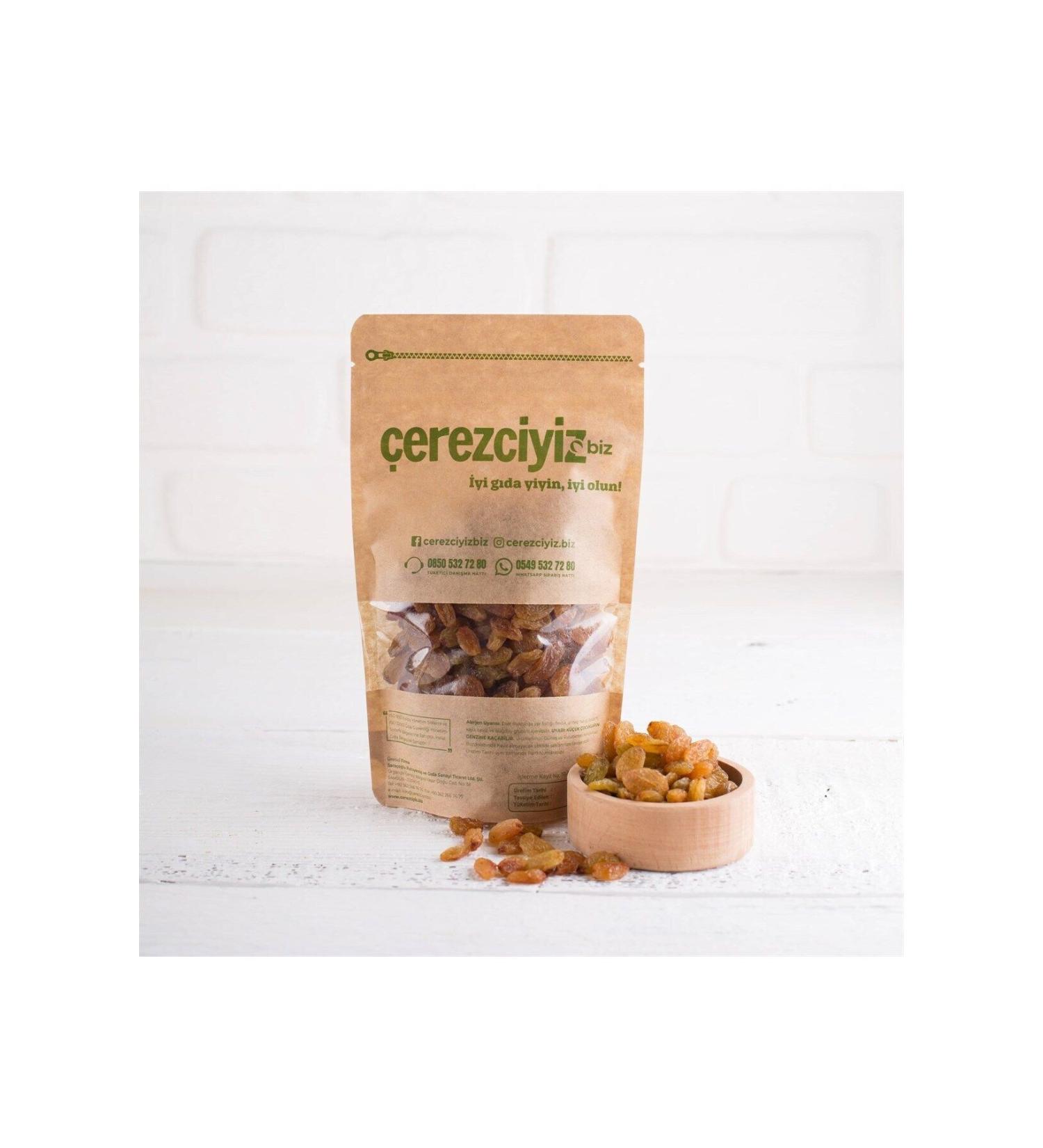 cookie dealer Sultaniye Yellow Raisins No.10 Weight 500gr.