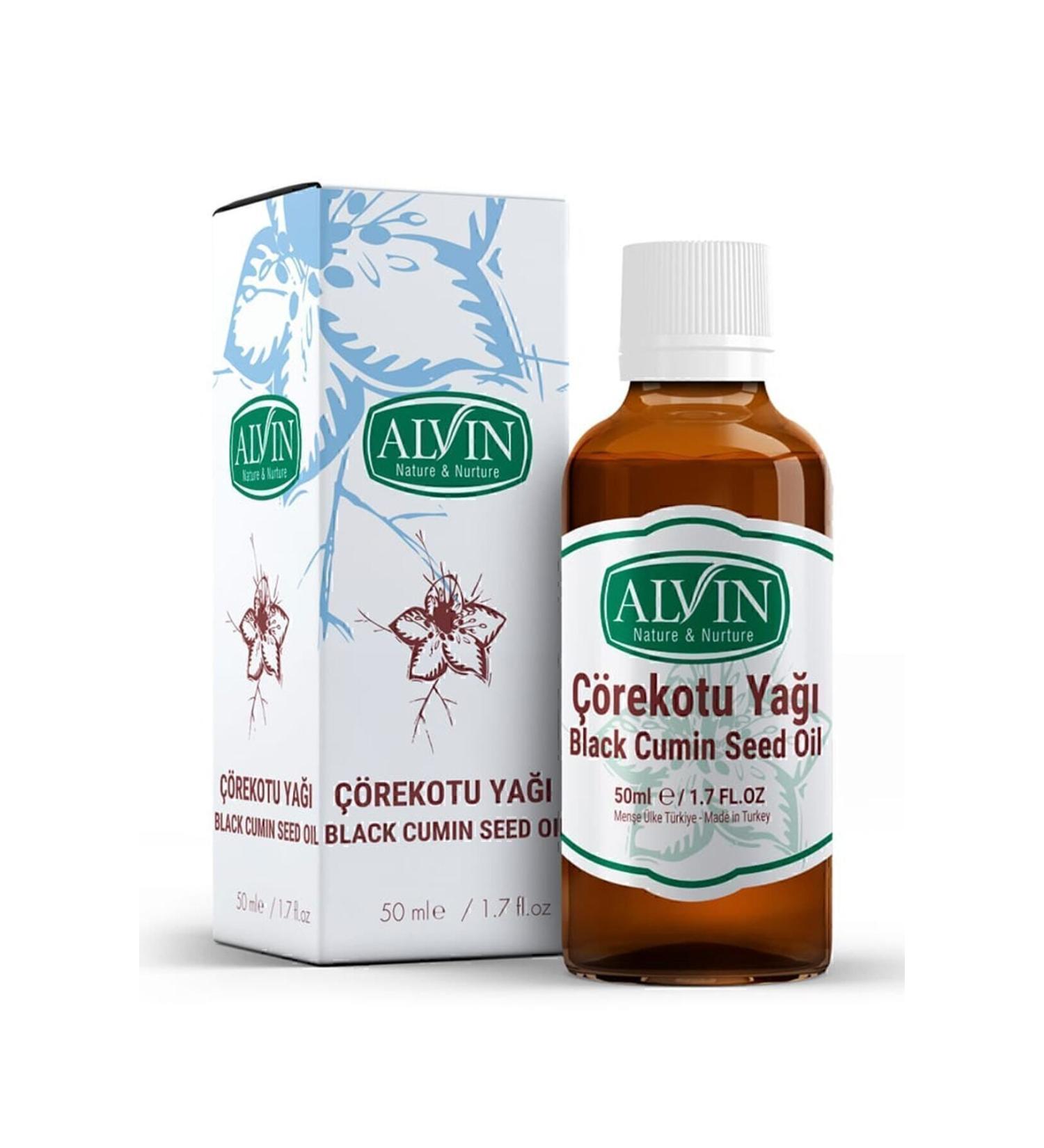 alvin Black Cumin Oil Cold Pressed Natural High Thymoquinone 50 ml - Buy Online on GoSupps.com