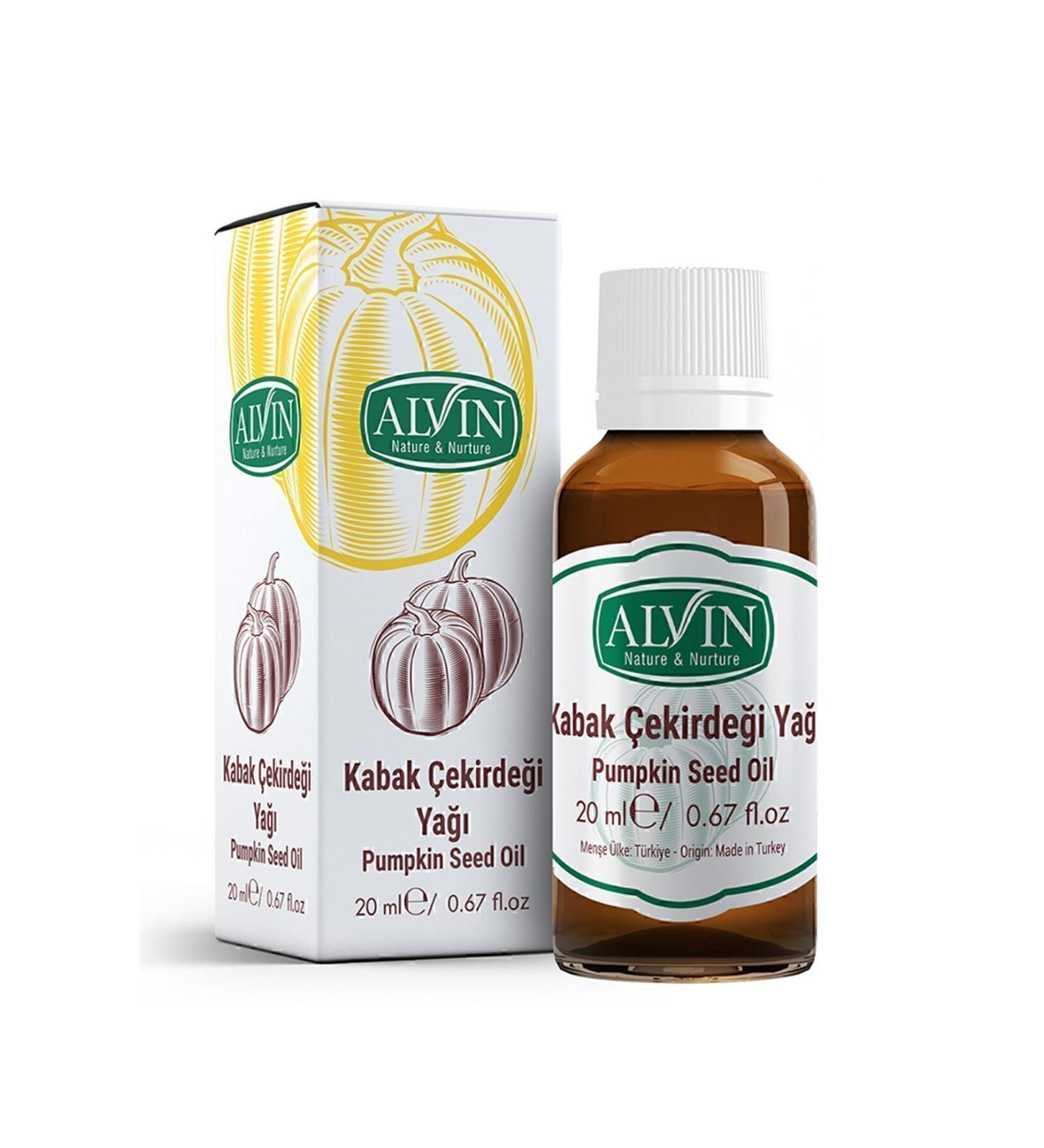 alvin Pumpkin Seed Oil Cold Pressed 0 Pure And Natural 20 ml