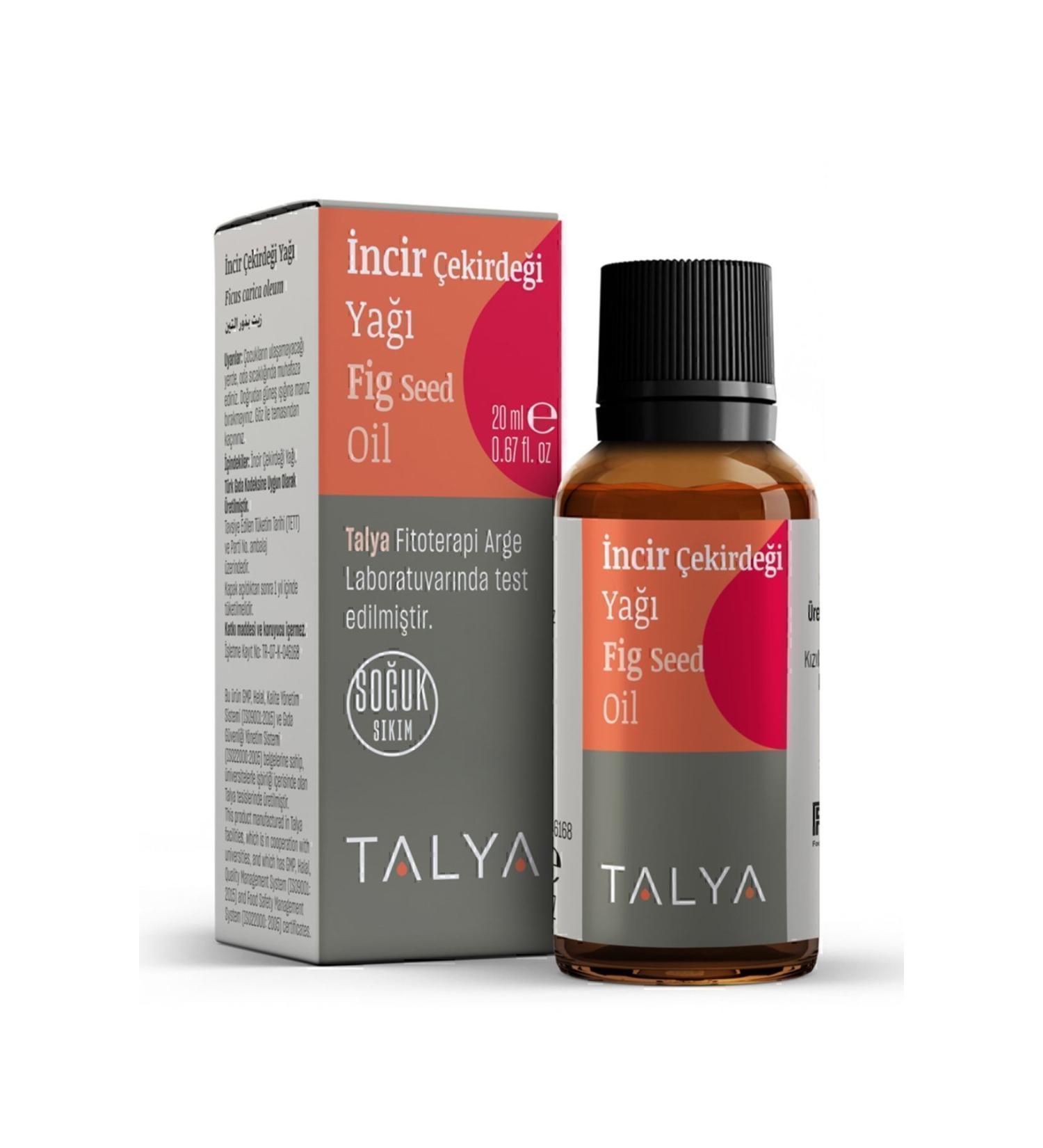 Talya Fig Seed Oil Cold Pressed 0 Pure and Natural 20 ml - Buy Online on GoSupps.com